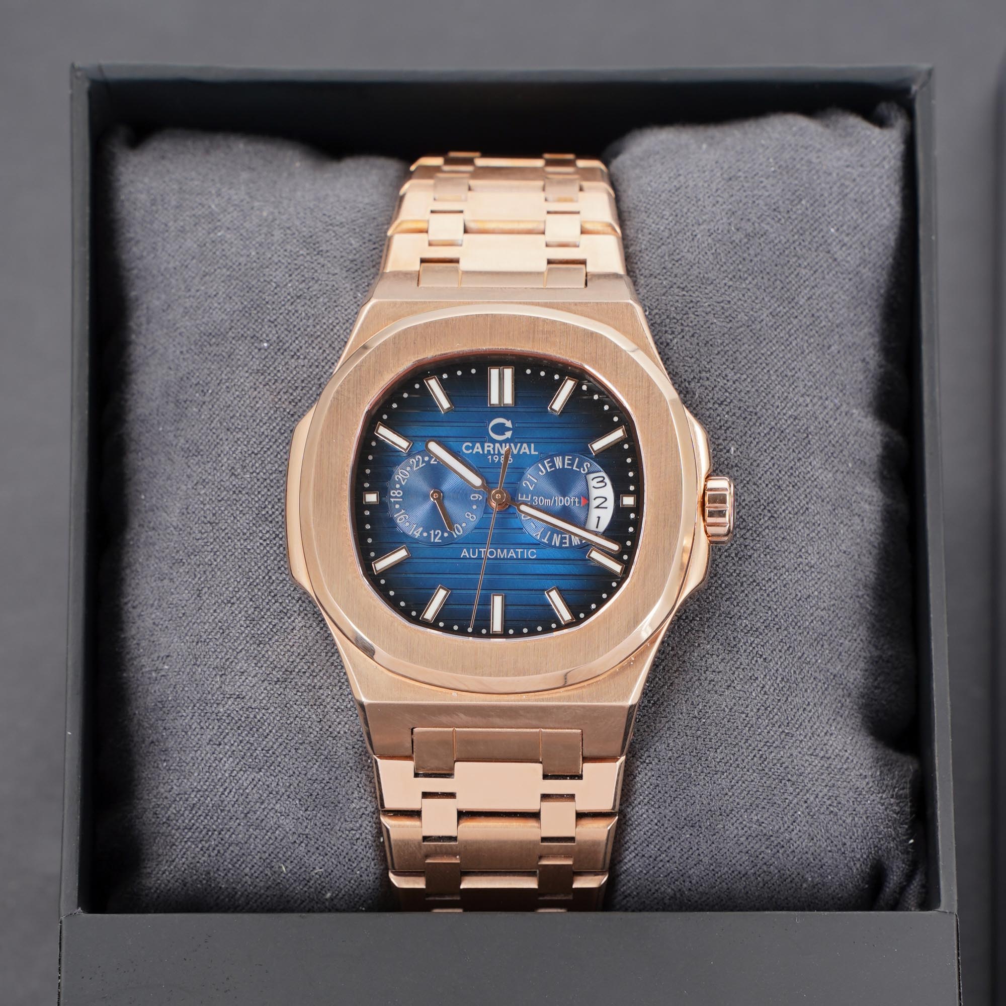 ĐỒNG HỒ NAM CARNIVAL 8158G VH X AUTOMATIC 41MM