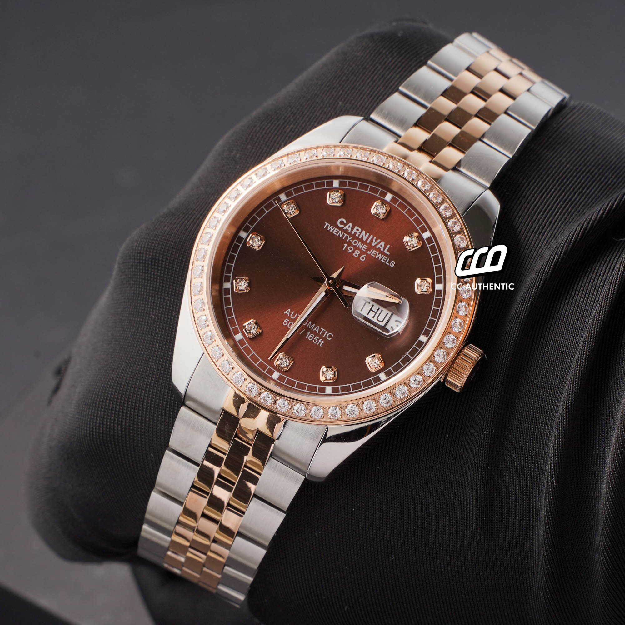 ĐỒNG HỒ NAM CARNIVAL 8131G2 CH N AUTOMATIC 41MM