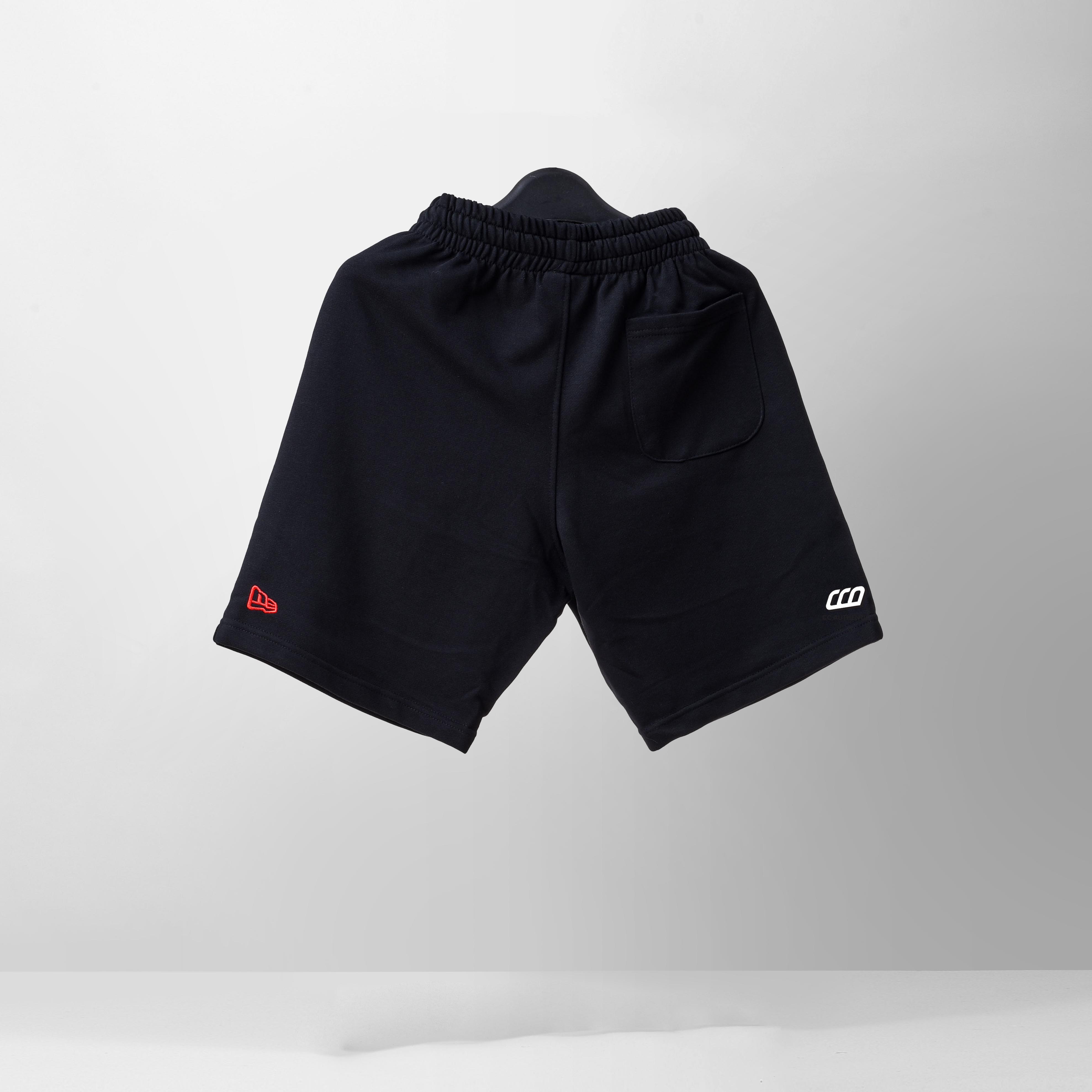 NEW ERA RED BASIC LOGO NY SHORT - BLACK