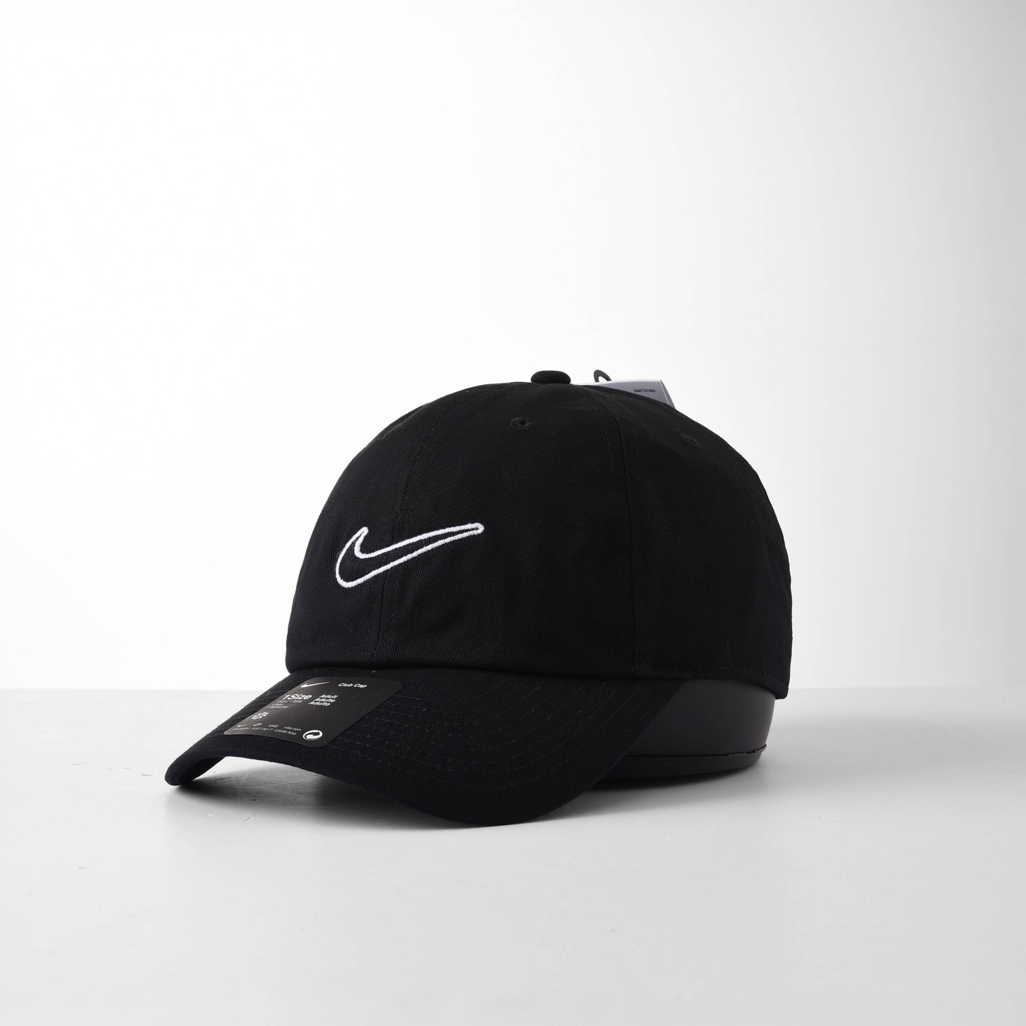 NIKE LINE SWOOSH CAP - BLACK