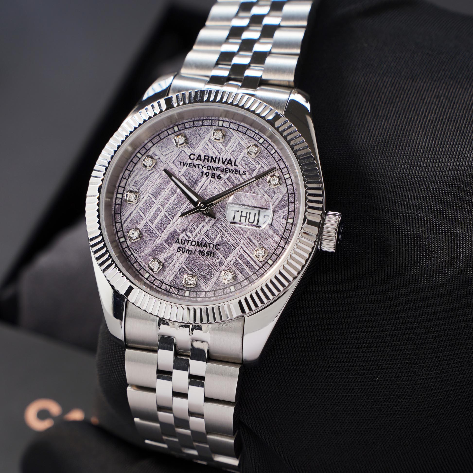 ĐỒNG HỒ NAM CARNIVAL 8131G VT TT AUTOMATIC 41MM