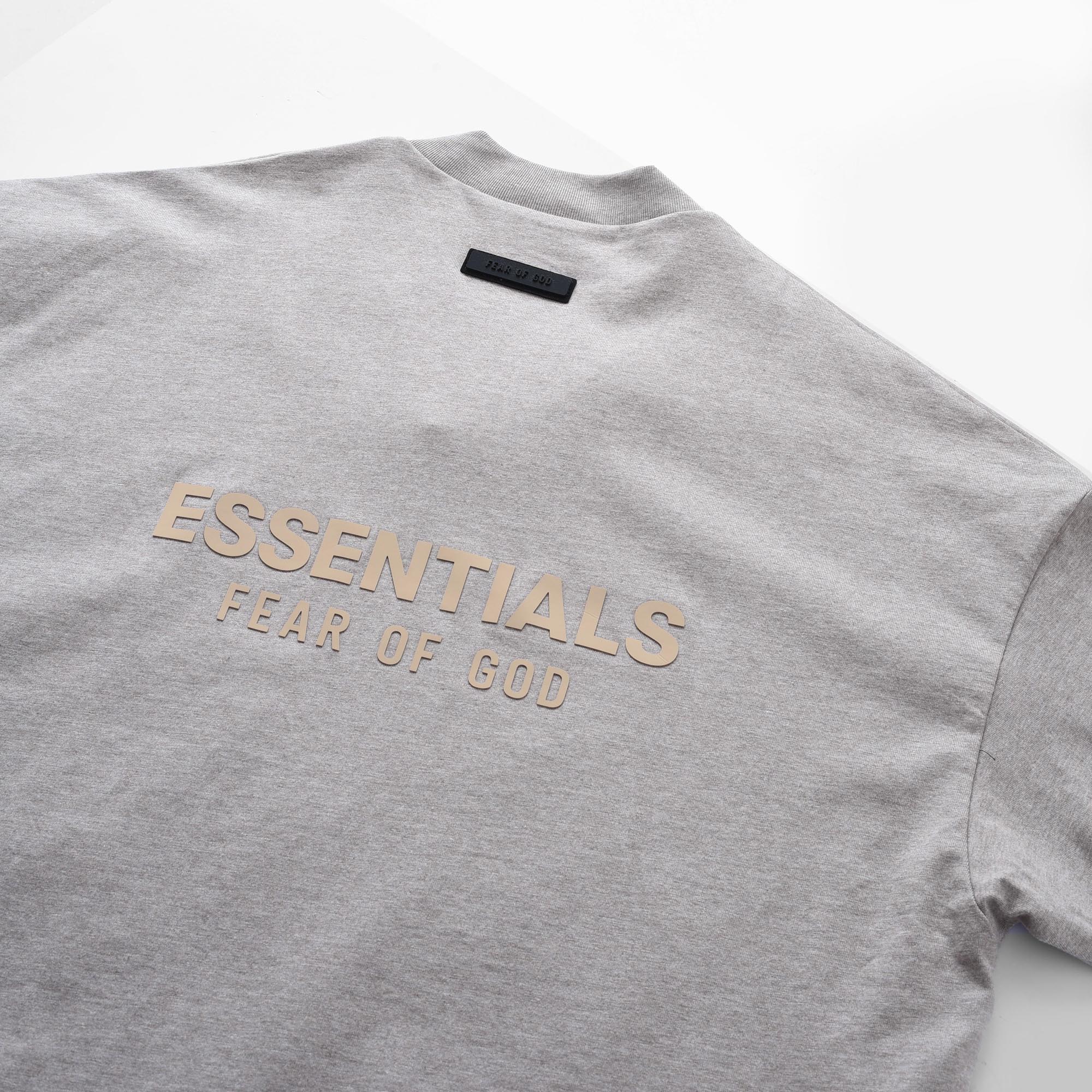 FOG ESSENTIALS V-NECK T-SHIRT - CORE HEATHER
