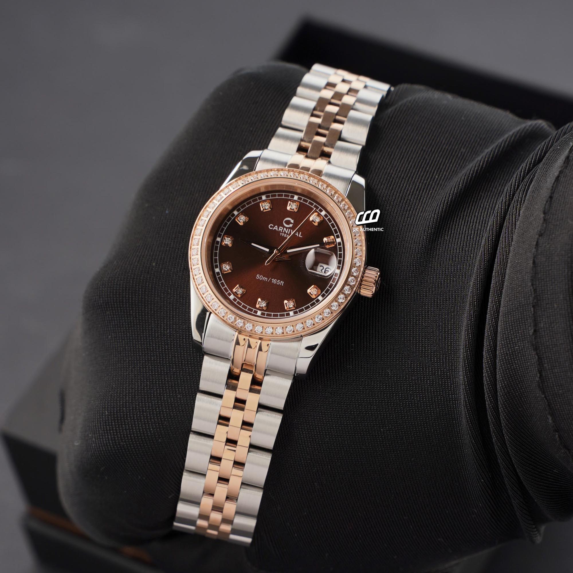 ĐỒNG HỒ NỮ CARNIVAL 8131L2 CH N QUAZT 32MM
