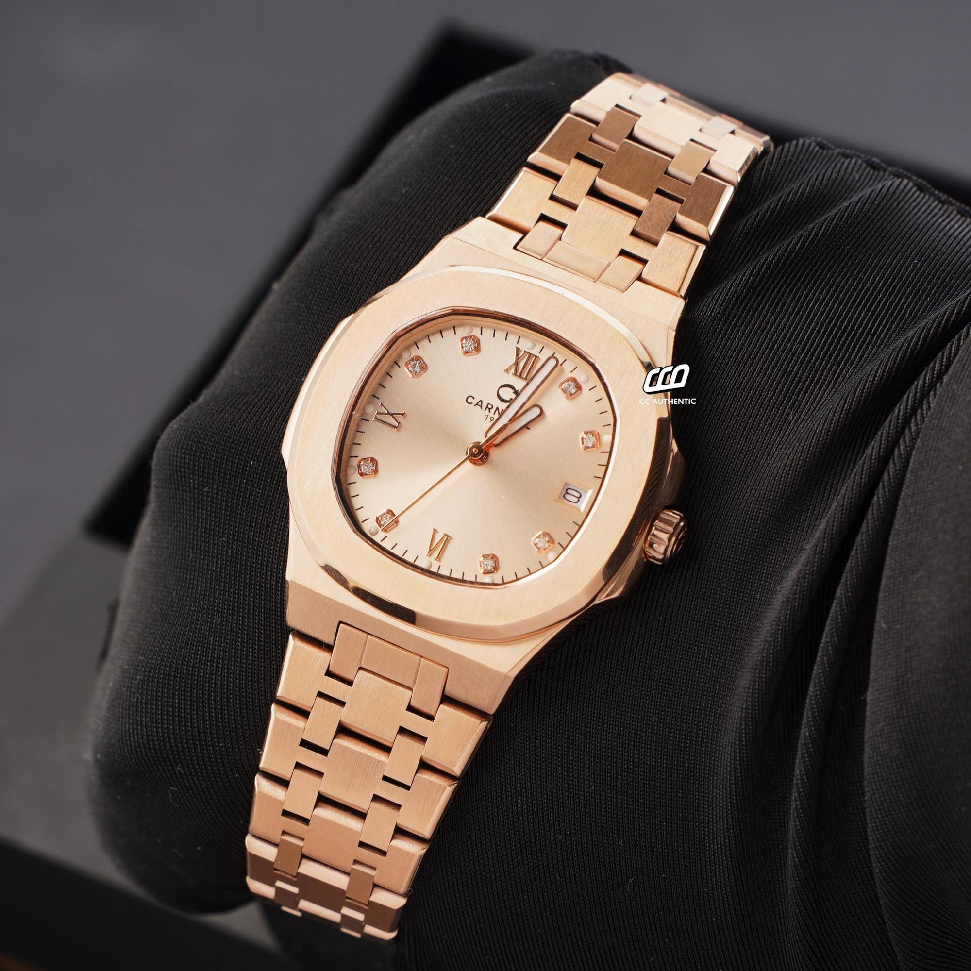 ĐỒNG HỒ NỮ CARNIVAL 8160L VH NN QUAZT 34MM