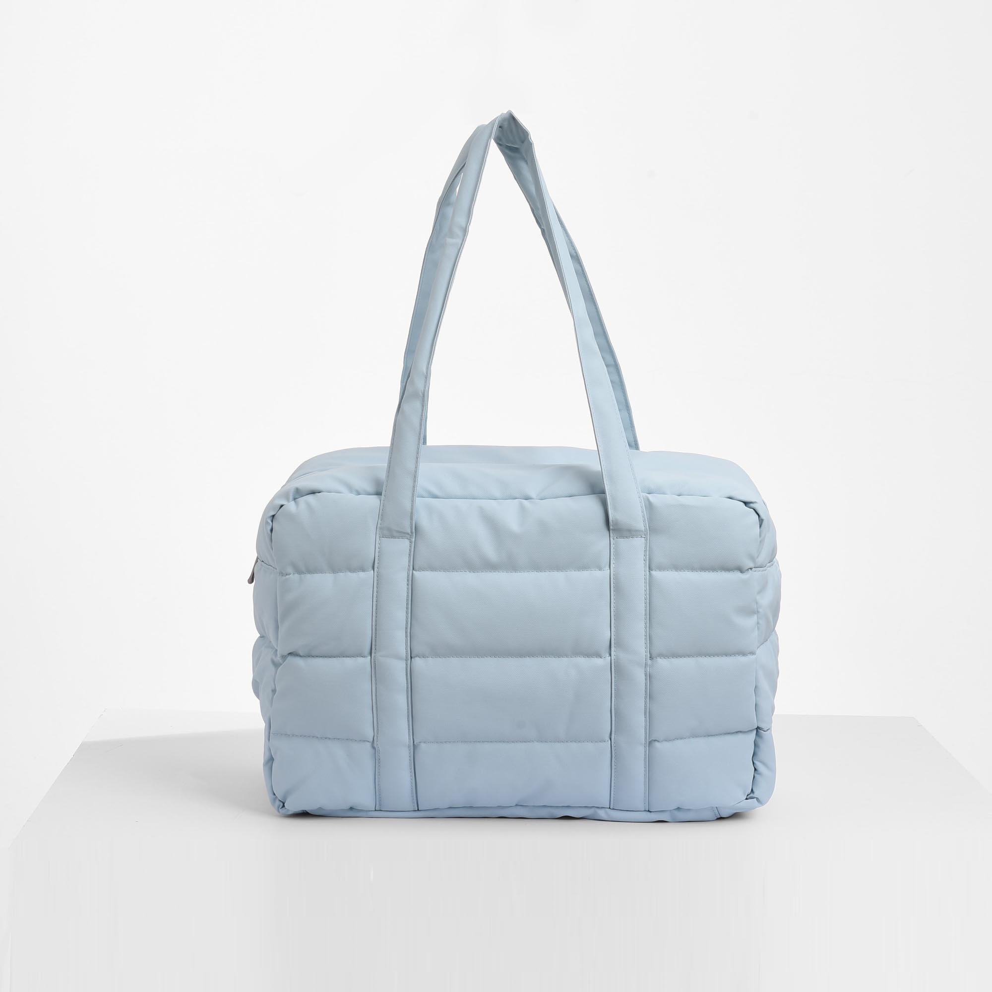 NIKE MEMBER LIMITED SPORTS TRAVEL LIFE EXPANSION TOTE BAG - SKY BLUE