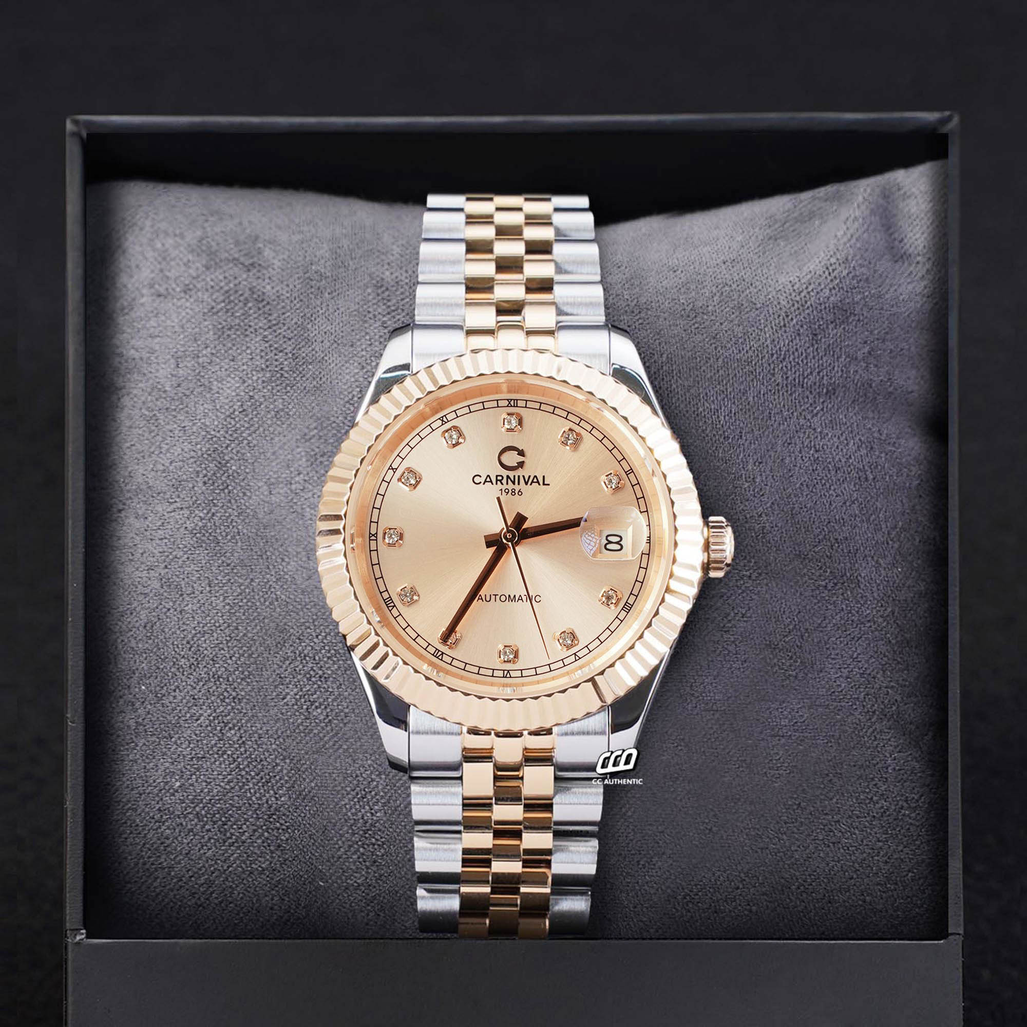 ĐỒNG HỒ NAM CARNIVAL 8250G CH NN AUTOMATIC 38MM