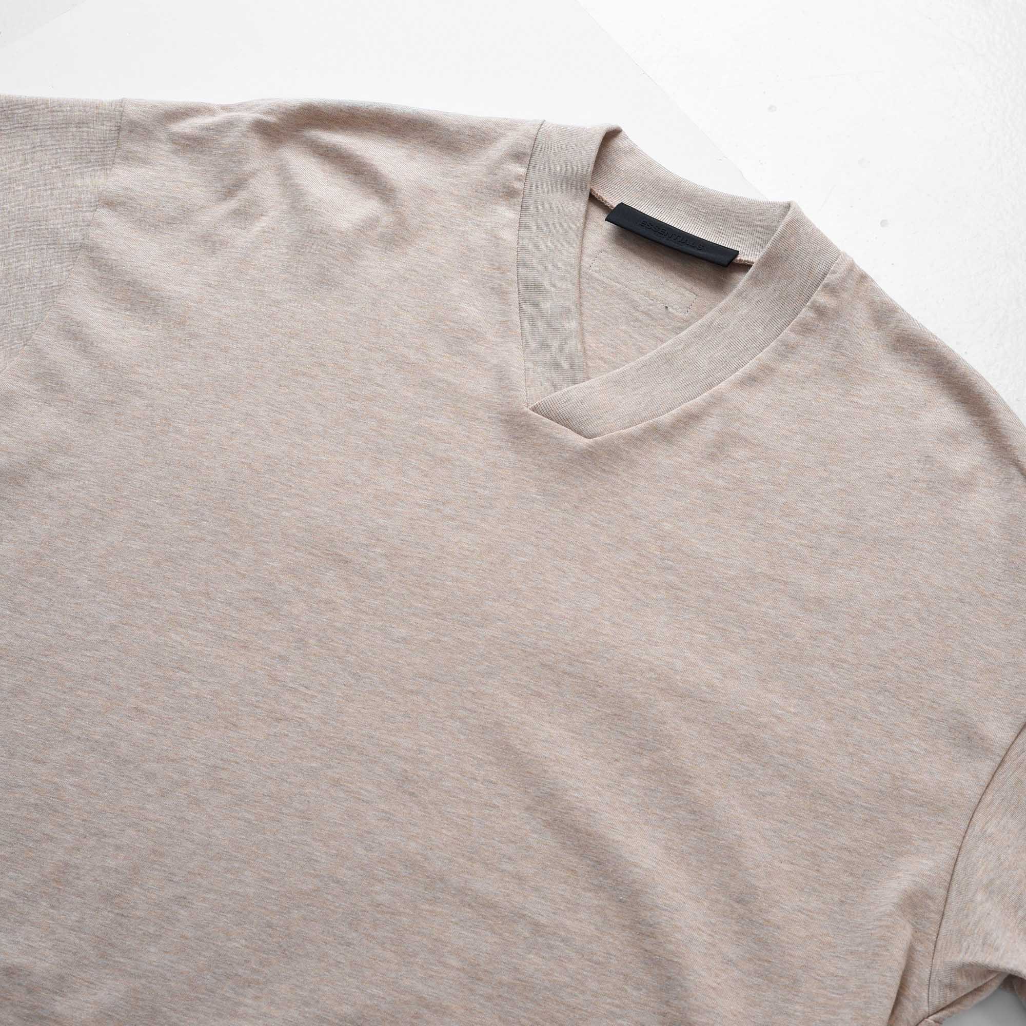 FOG ESSENTIALS V-NECK T-SHIRT - GOLD HEATHER