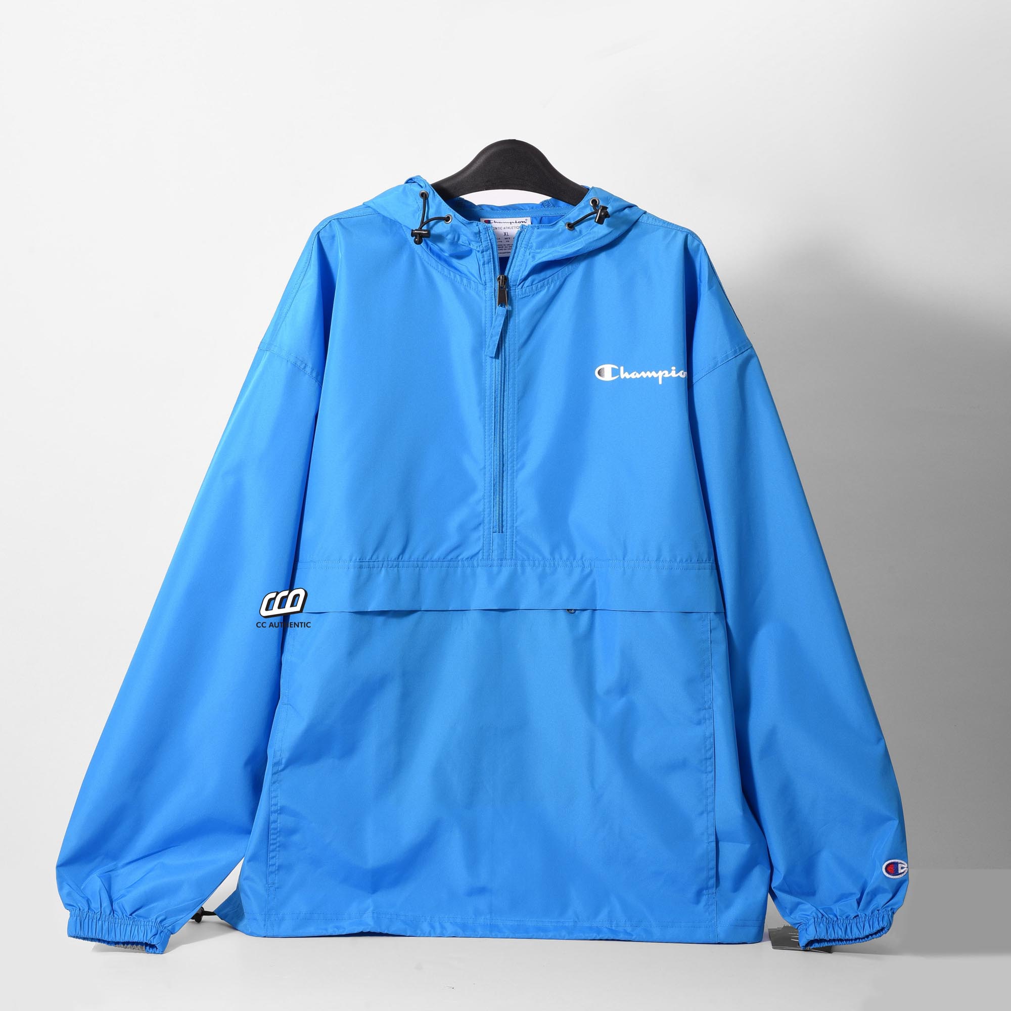 CHAMPION STADIUM PACKABLE JACKET - BLUE LAGOON