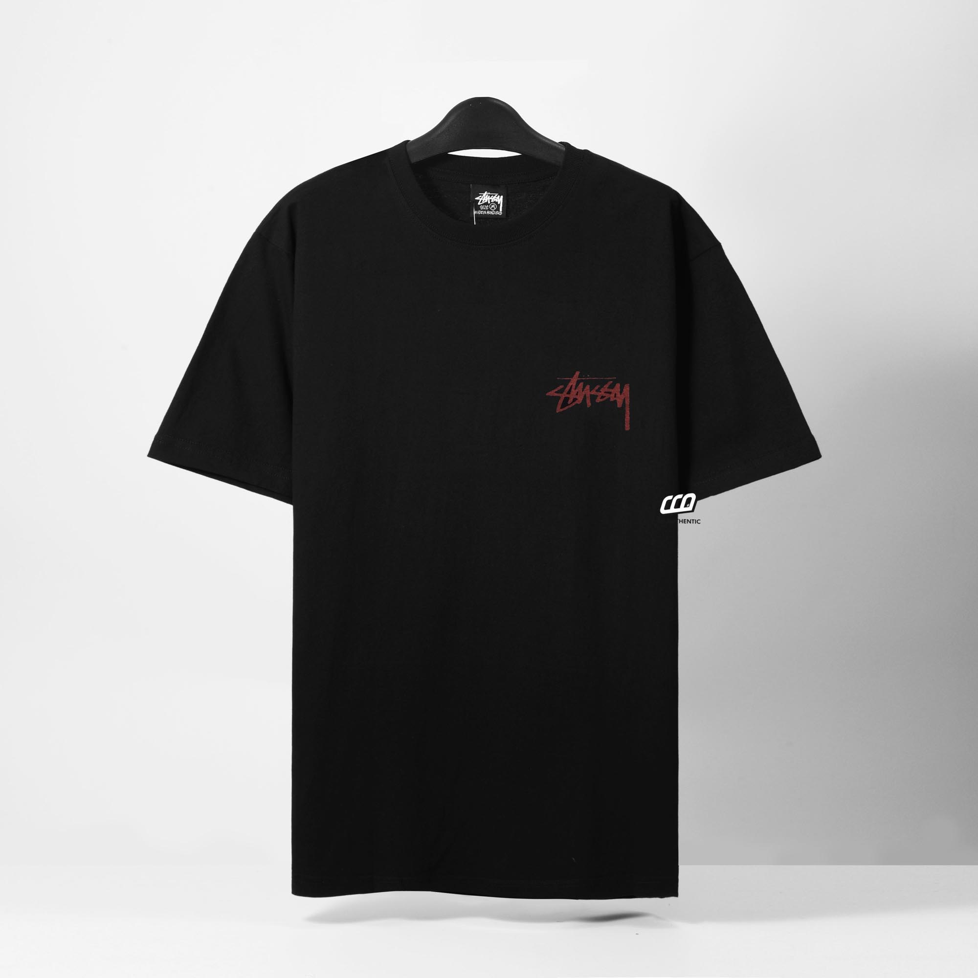 STUSSY SHELLS T-SHIRT - BLACK