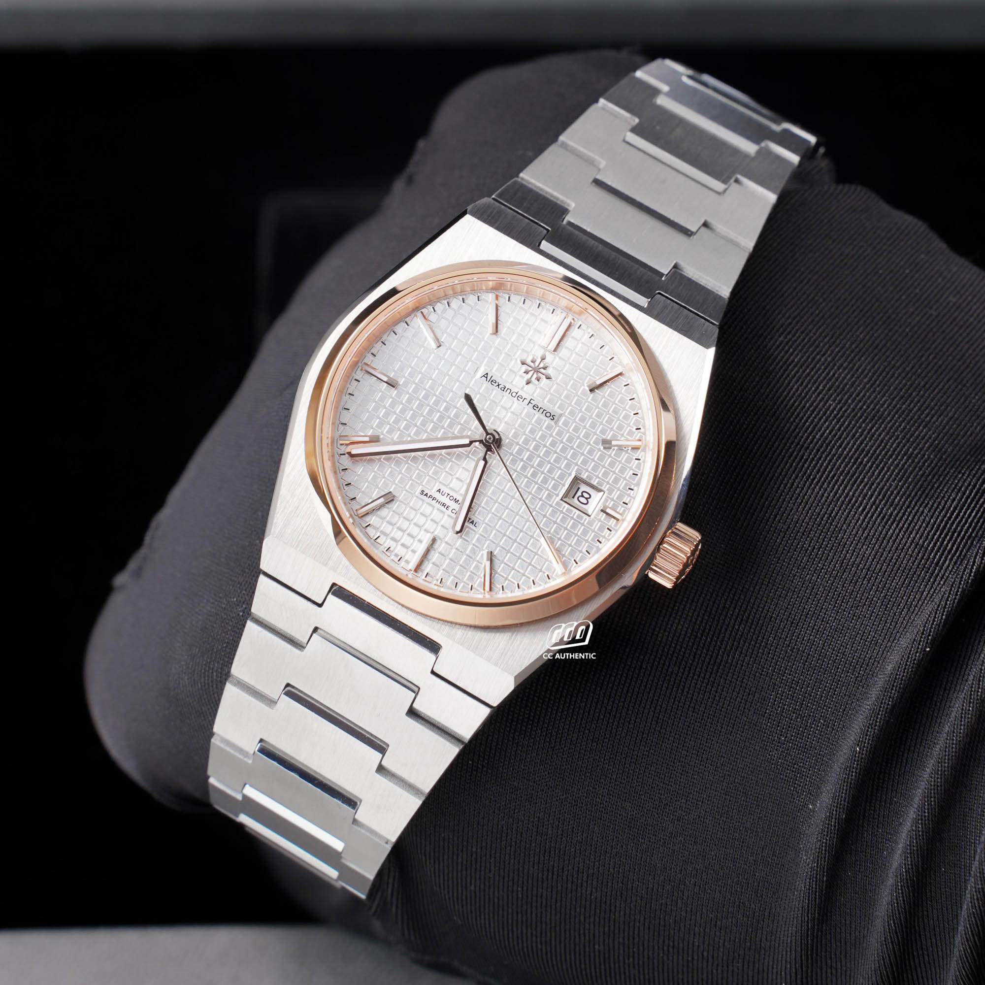 ĐỒNG HỒ NAM ALEXANDER FERROS 5052D/02 AUTOMATIC 38MM