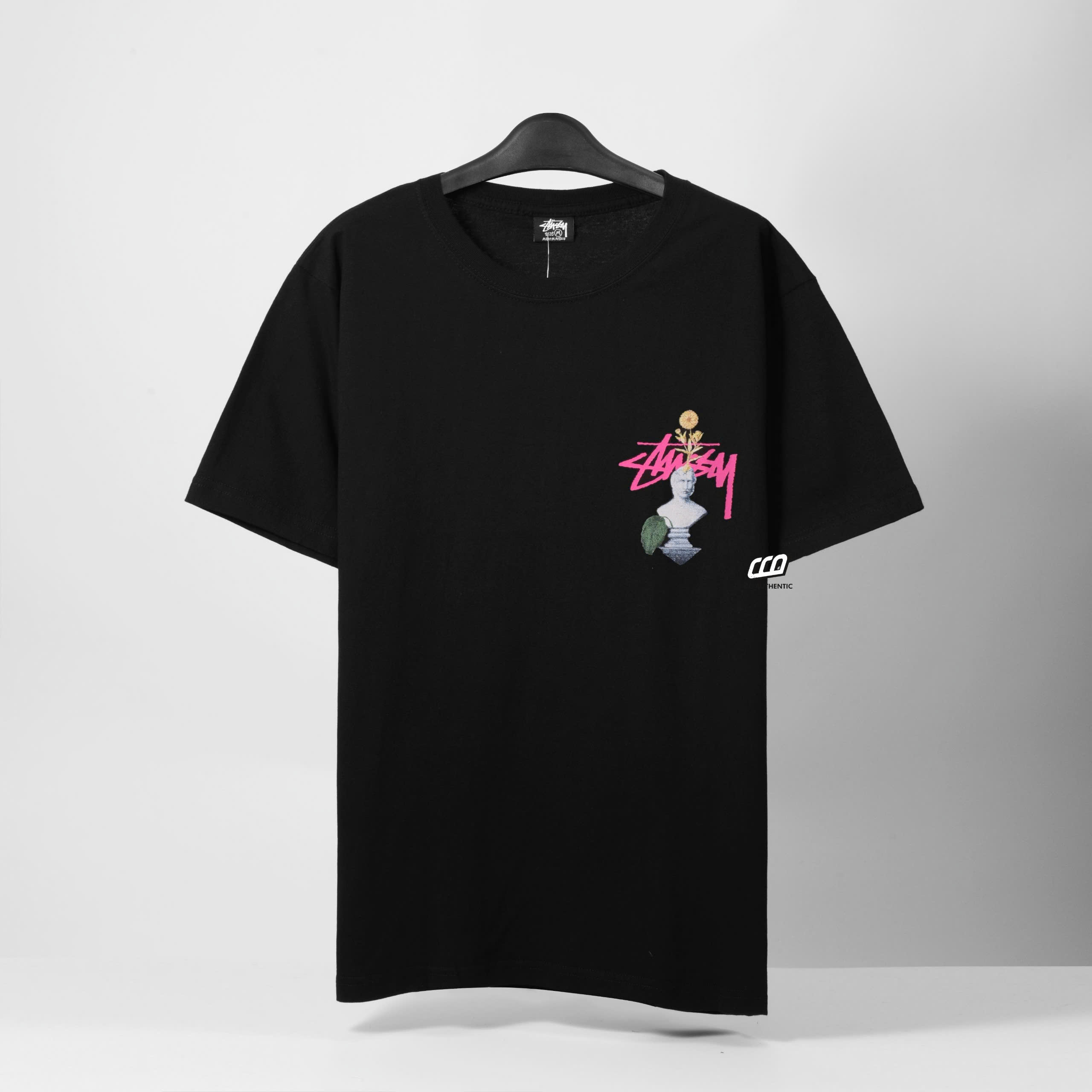 STUSSY PSYCHEDELIC T-SHIRT - BLACK