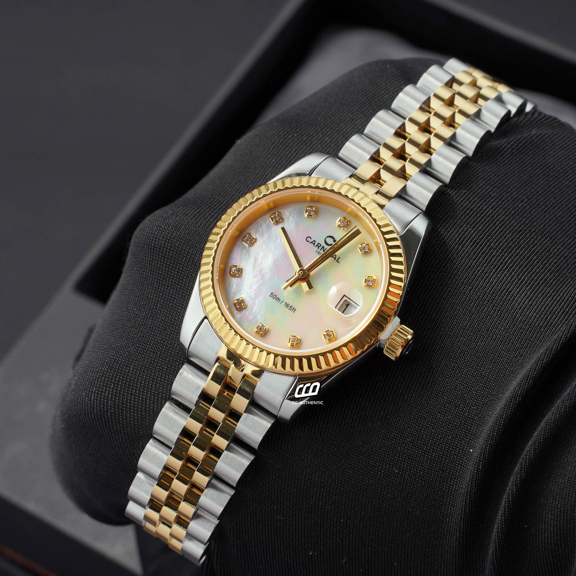 ĐỒNG HỒ NỮ CARNIVAL 8250L CV TK QUARTZ 32MM