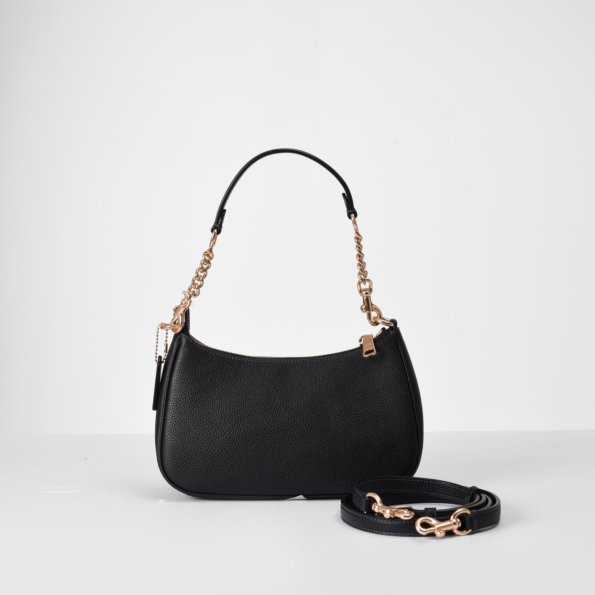 COACH SIGNATURE TERI BAG - BLACK