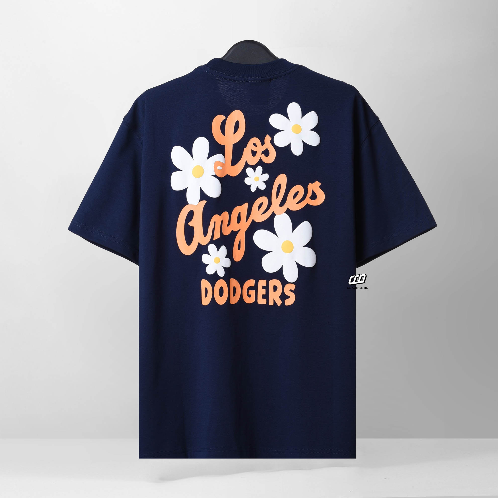 NEW ERA CHRYSAN T-SHIRT - NAVY