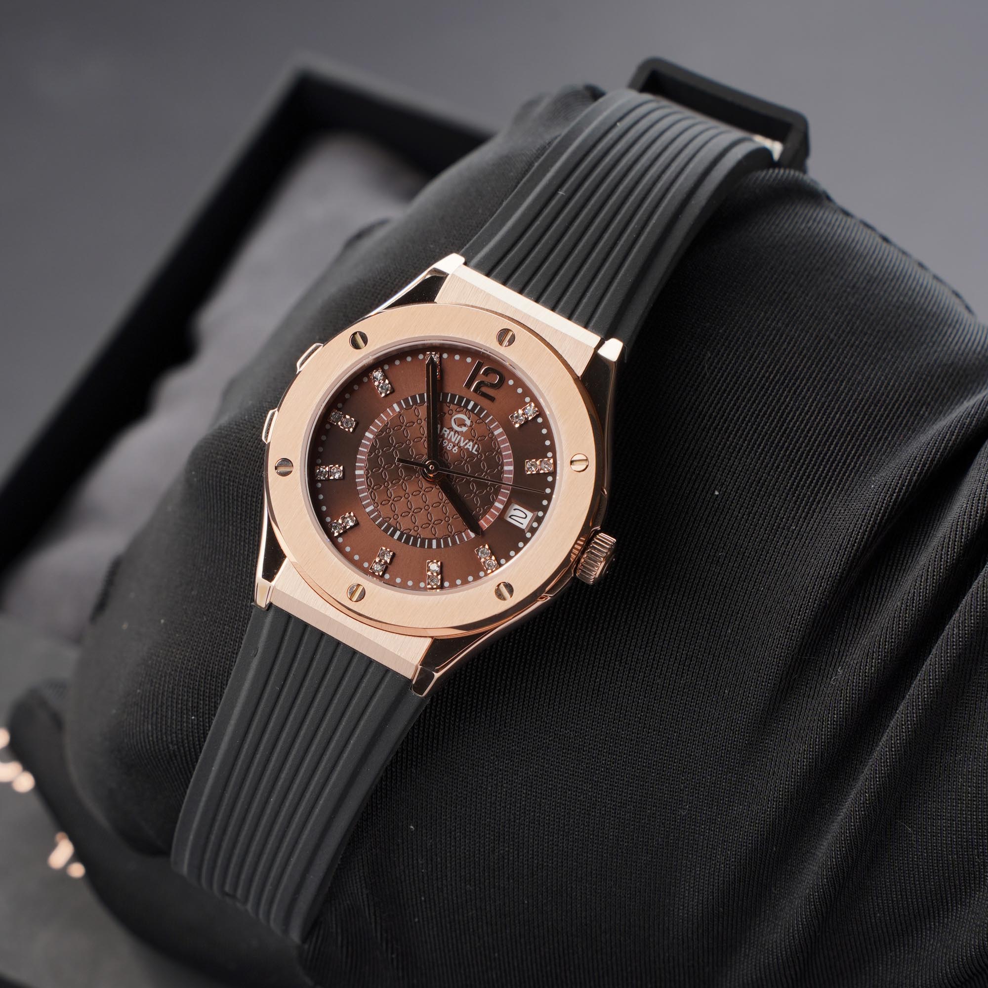 ĐỒNG HỒ NỮ CARNIVAL 8173L VH DCS N QUAZT 34MM