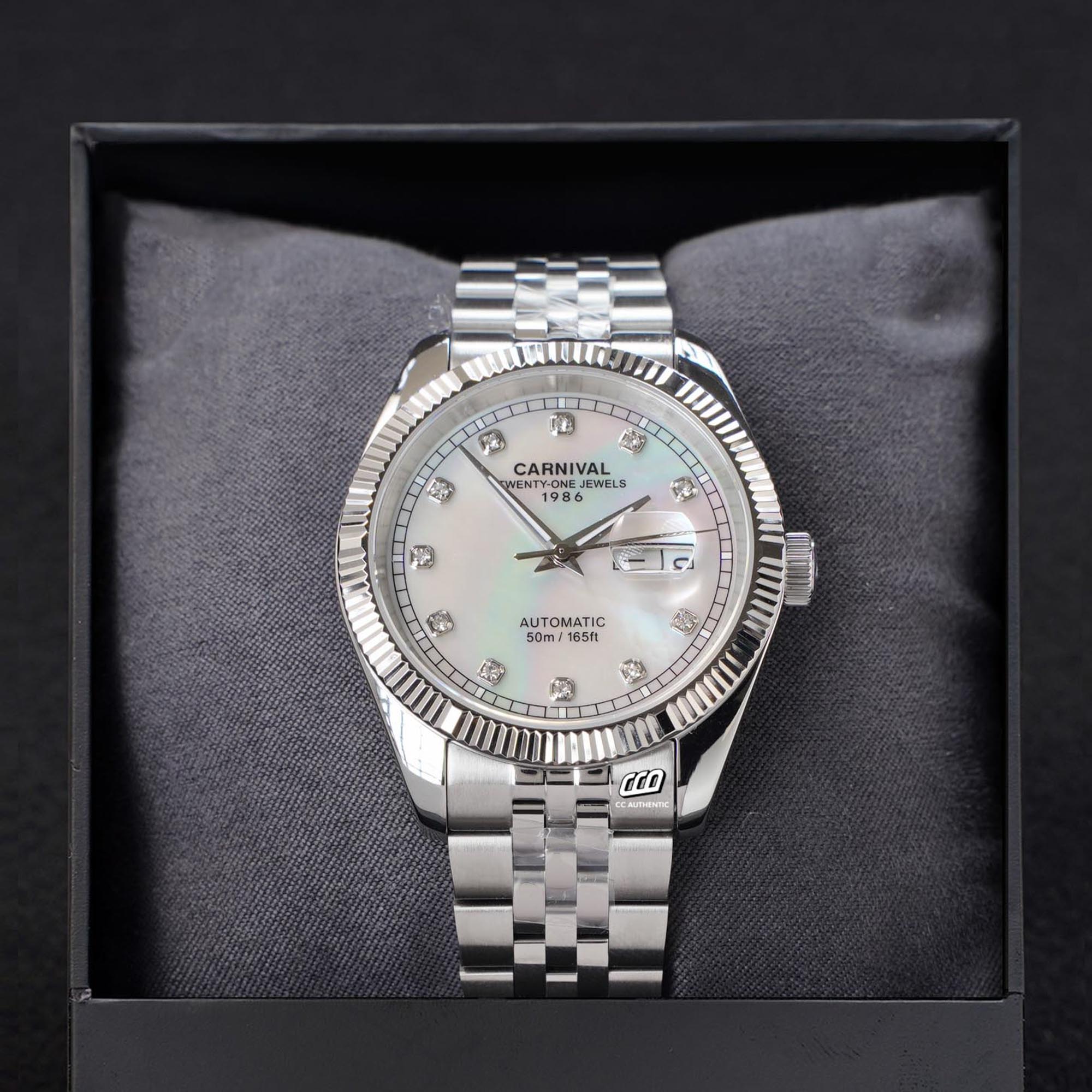 ĐỒNG HỒ NAM CARNIVAL 8131G VT TK AUTOMATIC 41MM