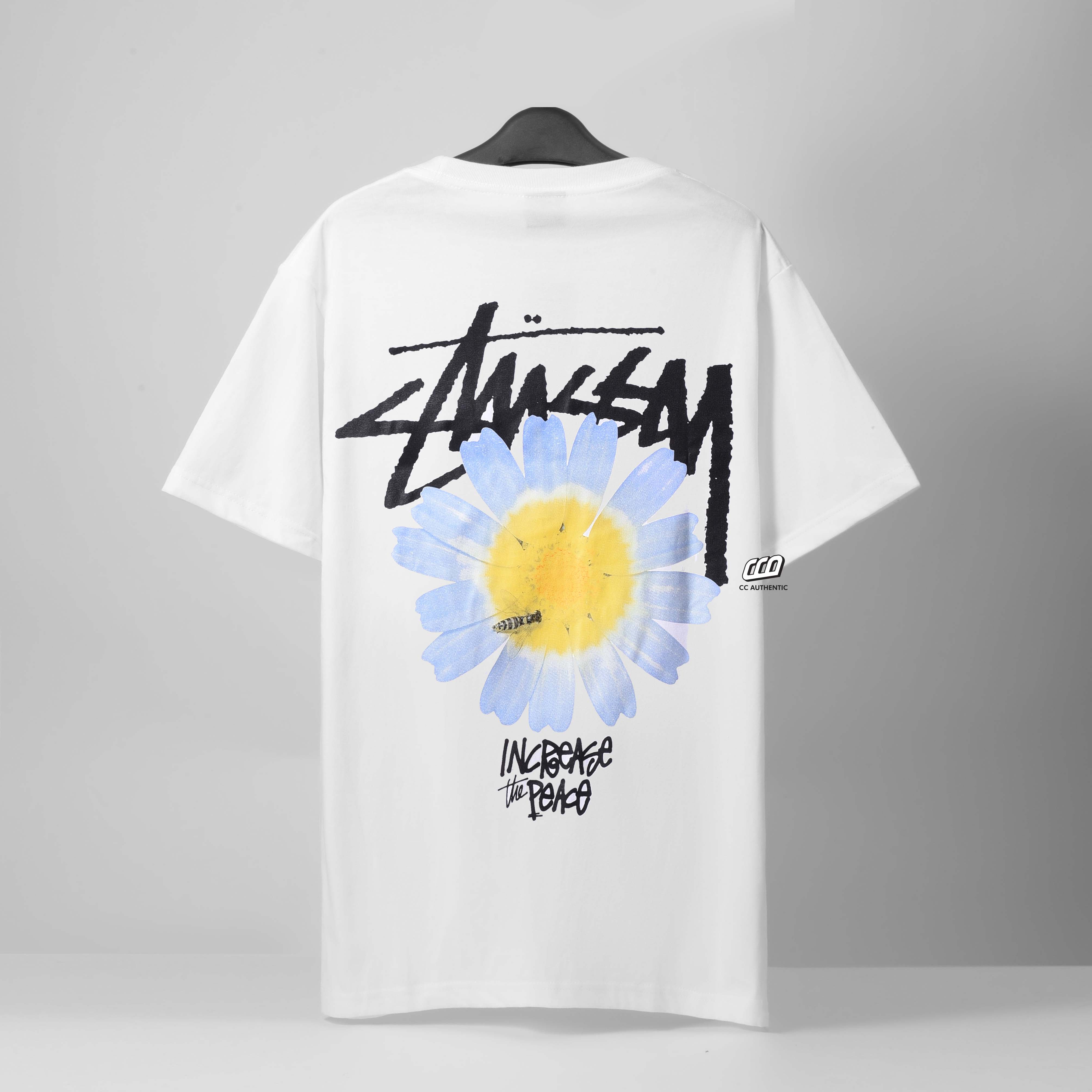 STUSSY ITP FLOWER T-SHIRT - WHITE