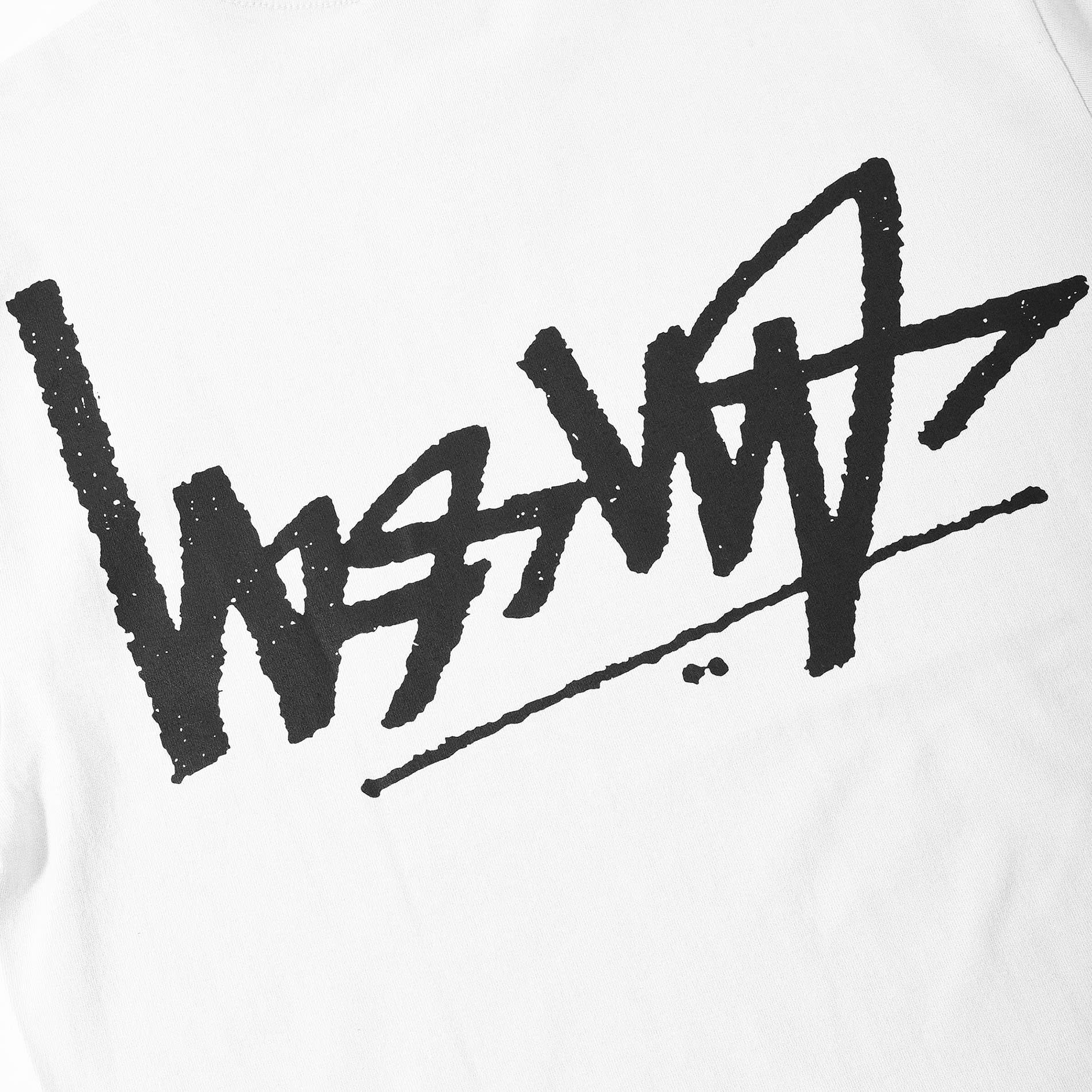 STUSSY FLIPPED T-SHIRT - WHITE