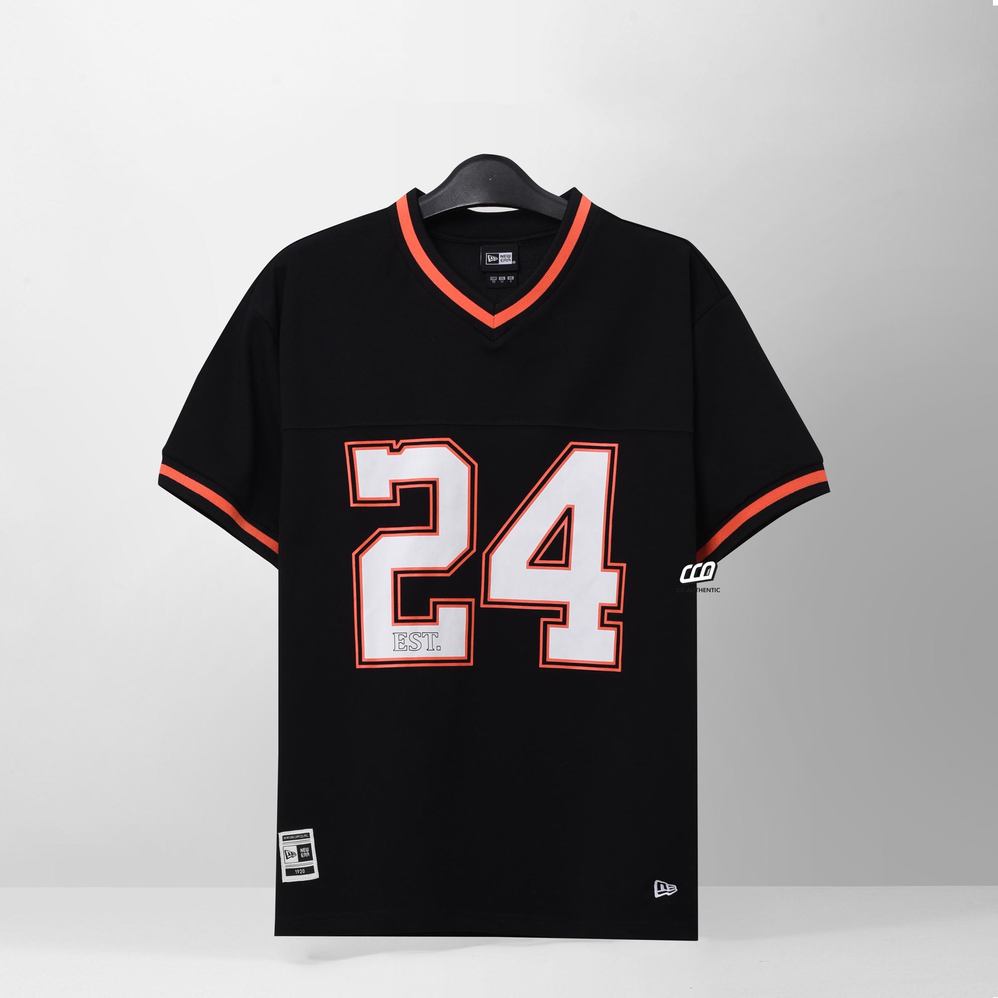 NEW ERA 24 JP OVERSIZE T-SHIRT - BLACK/ORANGE