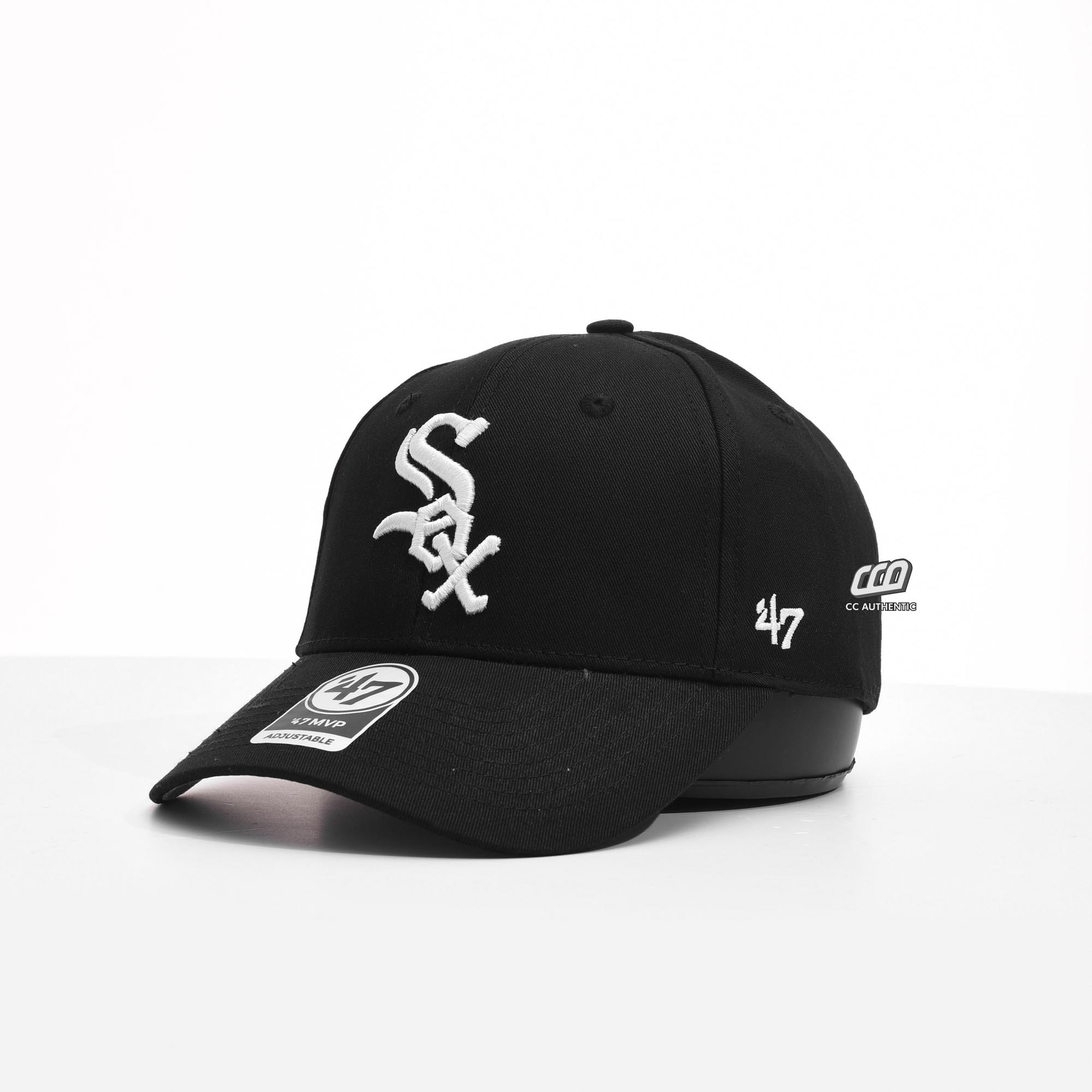 47 SOX WHITE LOGO CAP - BLACK