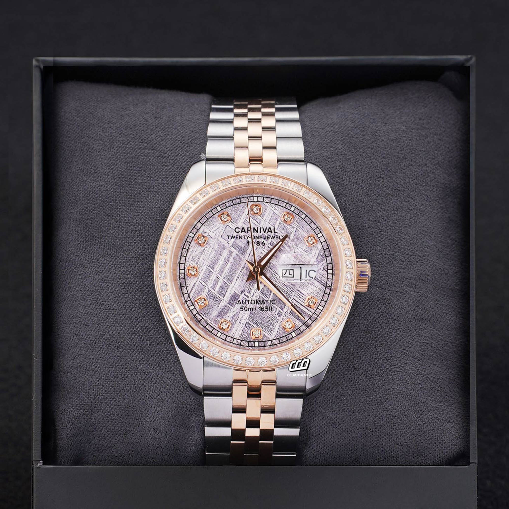 ĐỒNG HỒ NAM CARNIVAL 8131G2 CH TT AUTOMATIC 41MM
