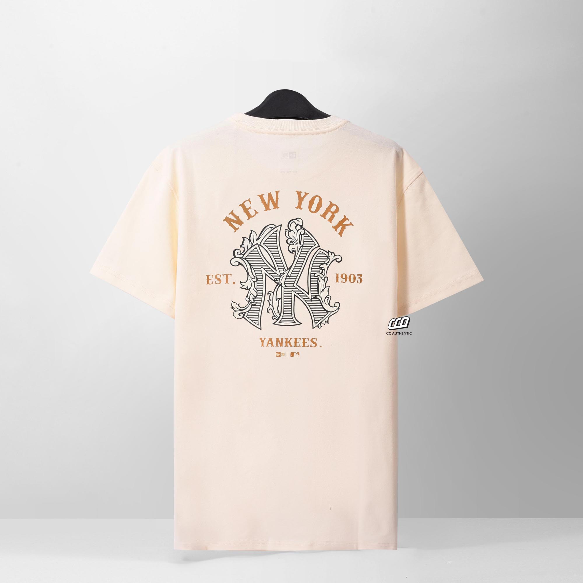 NEW ERA COUNTER GENUINE T-SHIRT - IVORY