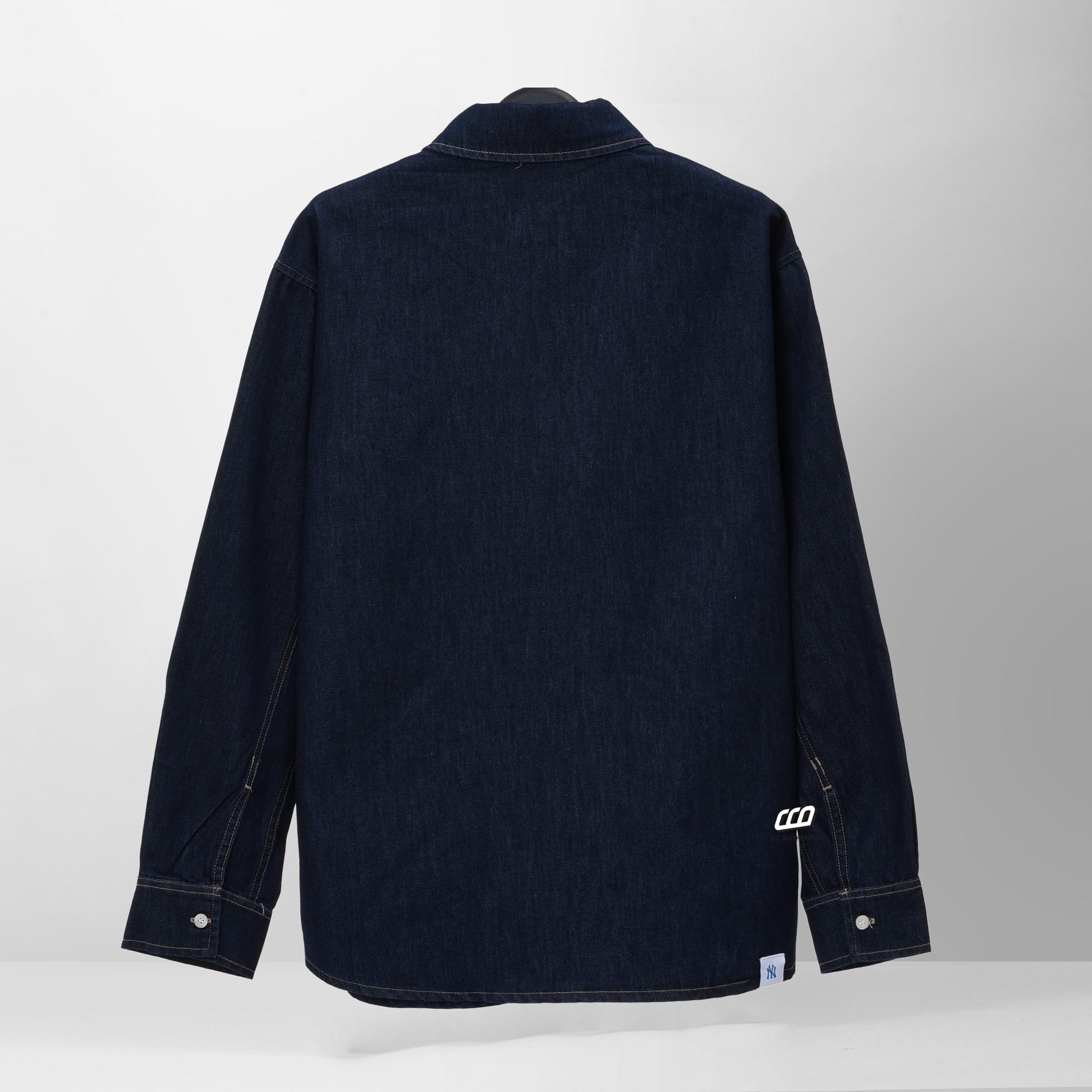 NEW ERA DEMIN NEW YORK JEAN SHIRT - NAVY