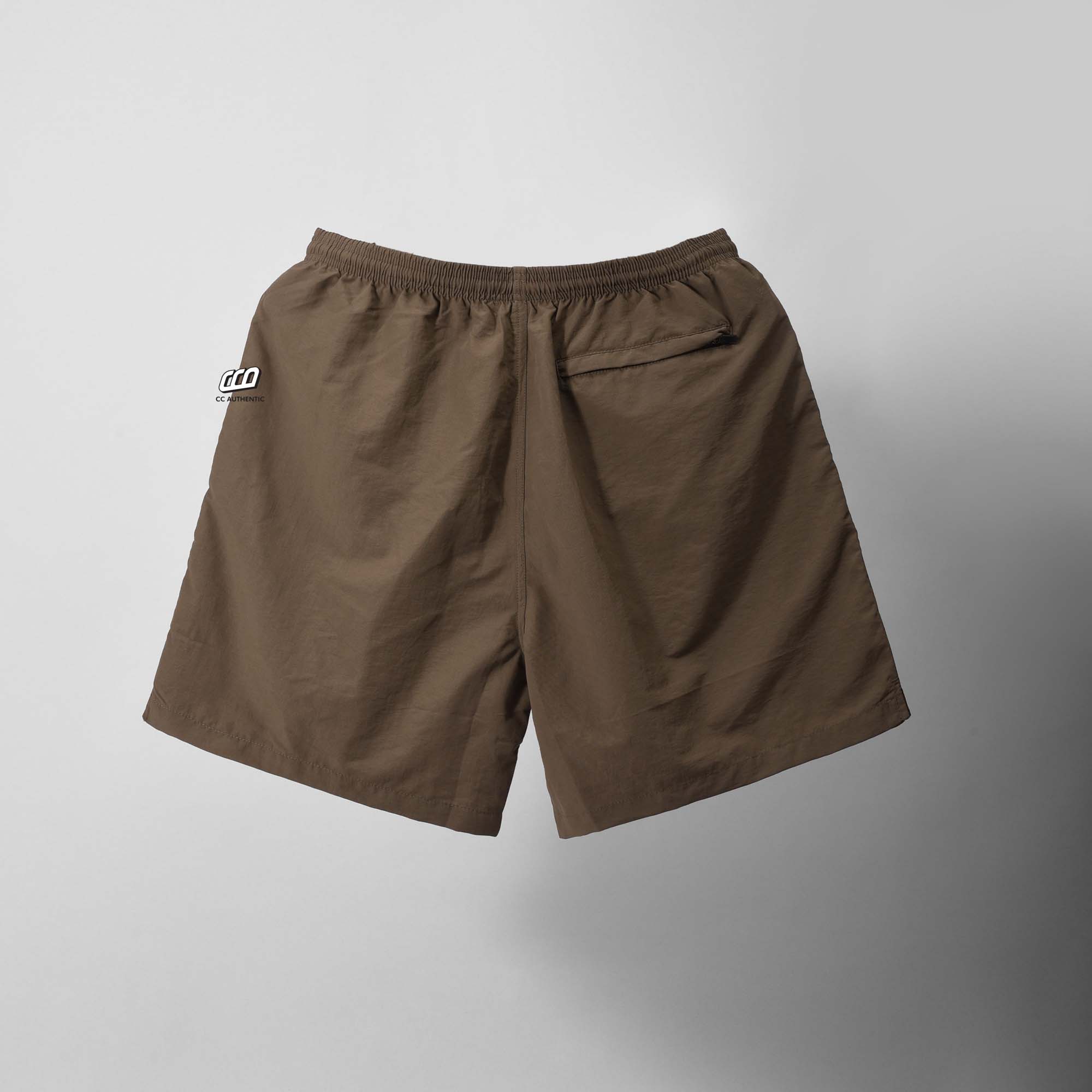STUSSY BIG STOCK WATER SHORT - BROWN