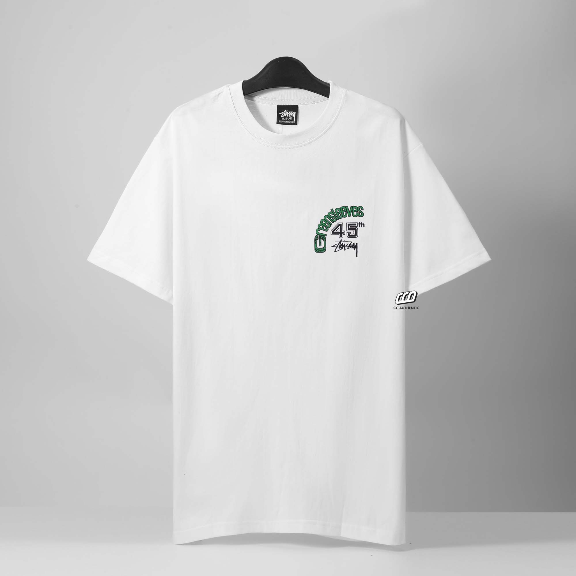 STUSSY x GREENSLEEVES RECORDS 45 T-SHIRT - WHITE
