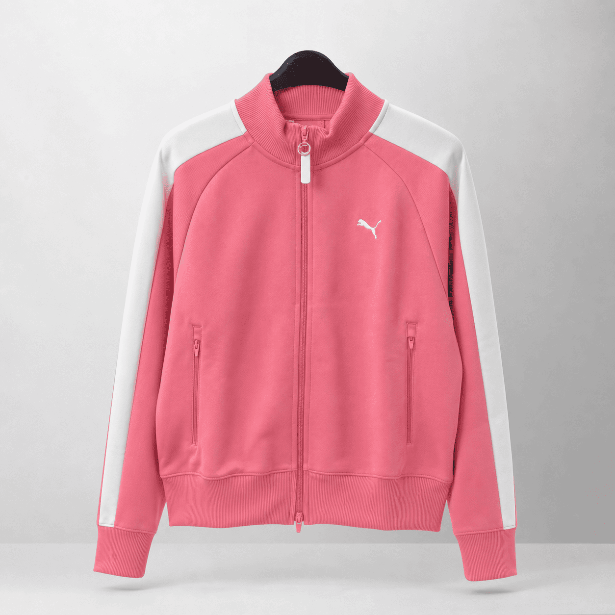PUMA T7 ALWAYS ON SHORT TRACK JACKET - PINK