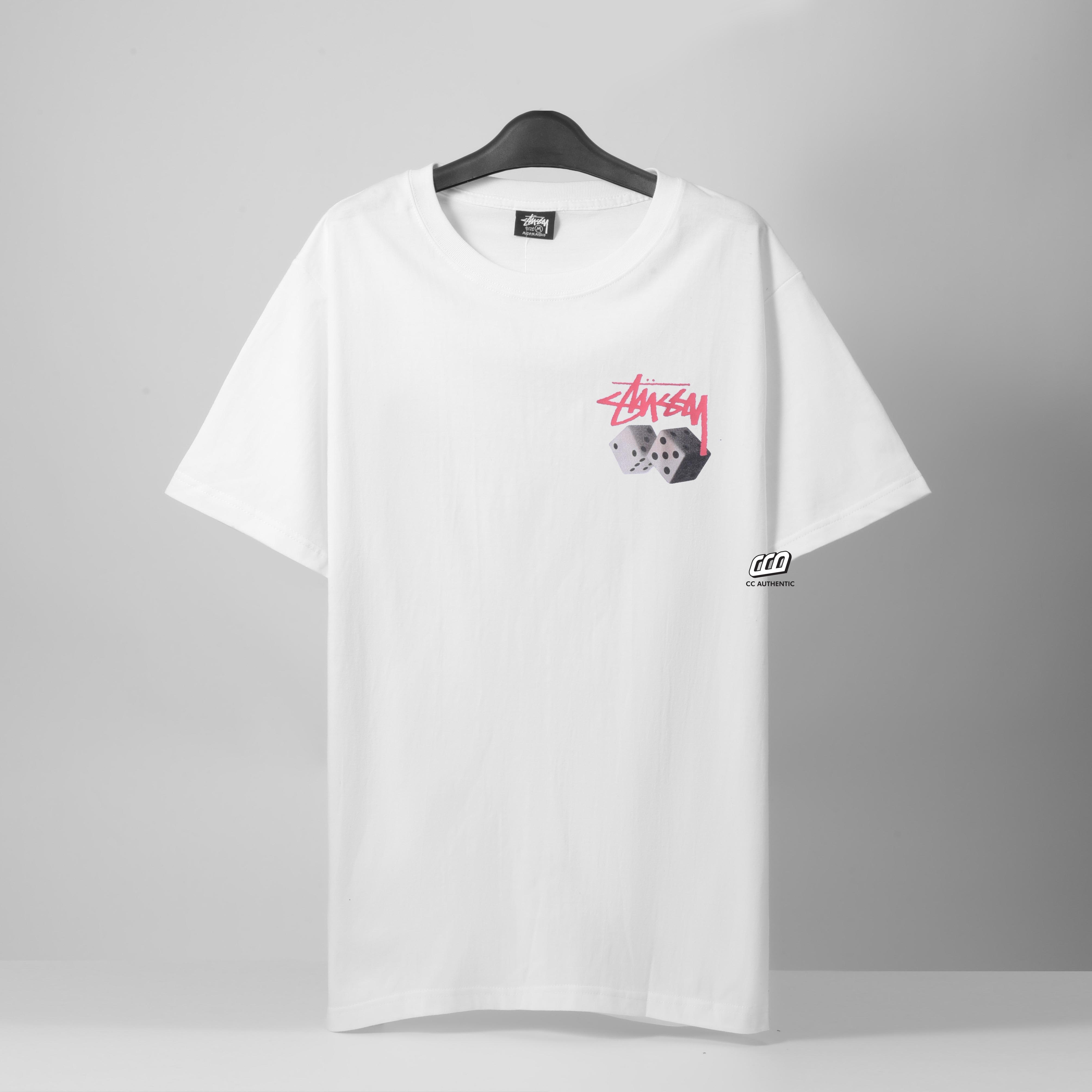 STUSSY ROLL THE DICE T-SHIRT - WHITE