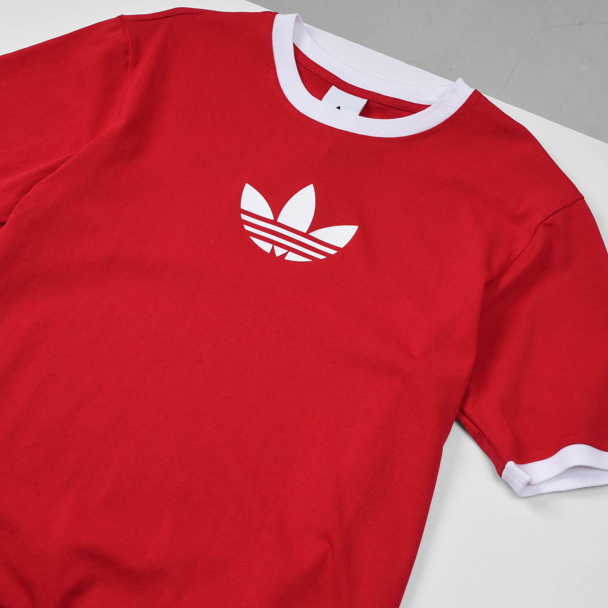 ADIDAS ORIGINALS CENTRE OVERSIZE T-SHIRT - RED