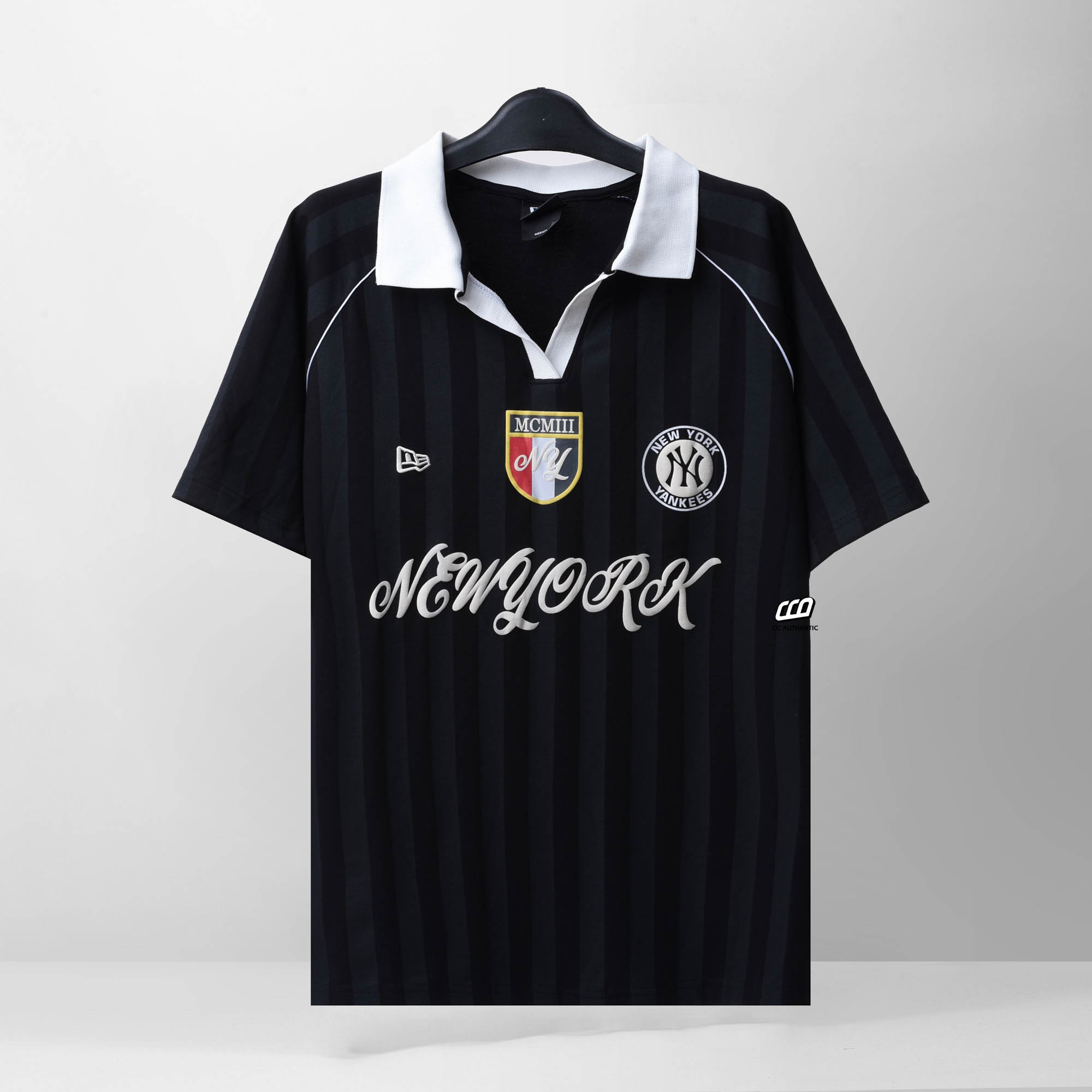 NEW ERA MCMIII POLO SHIRT - BLACK