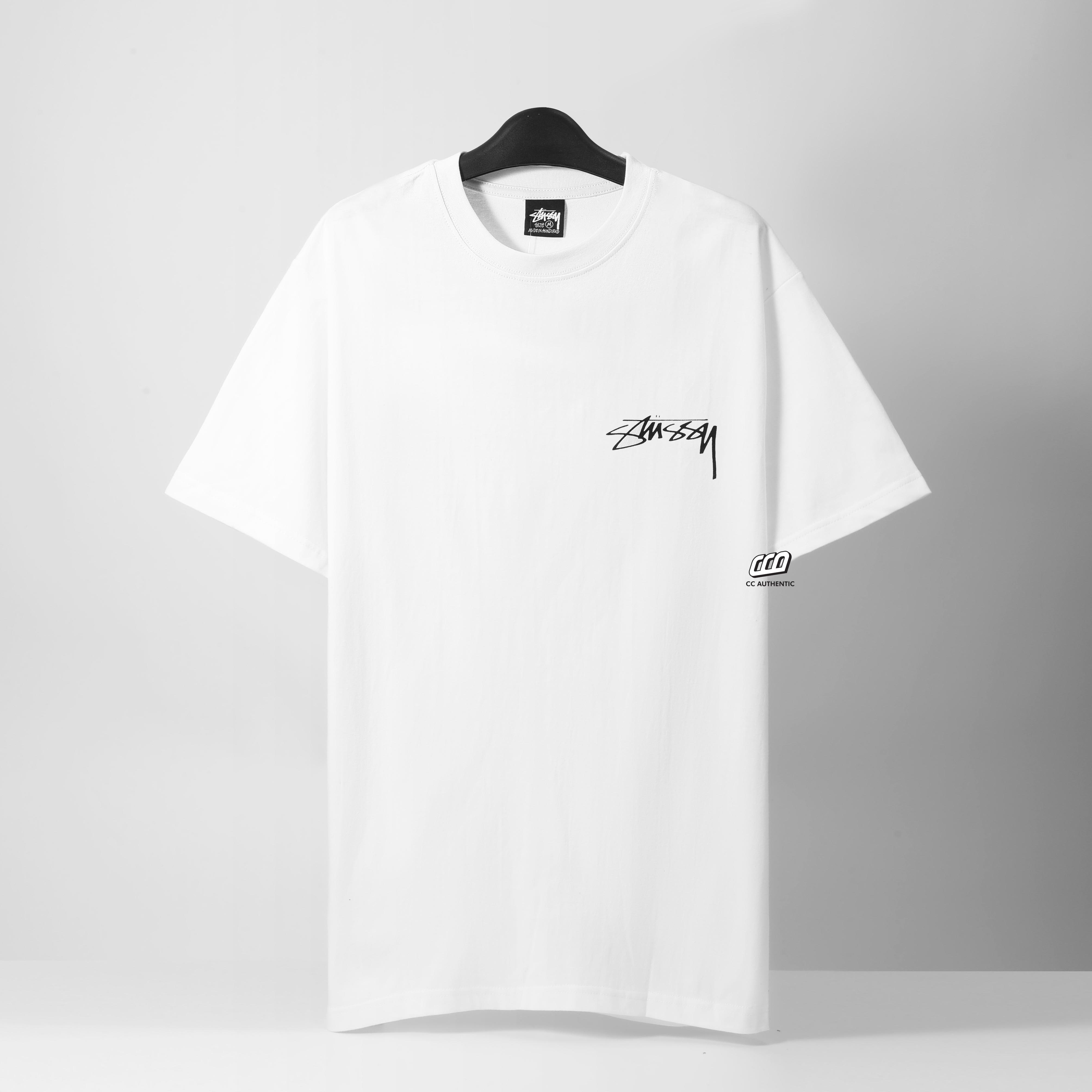 STUSSY GRID T-SHIRT - WHITE