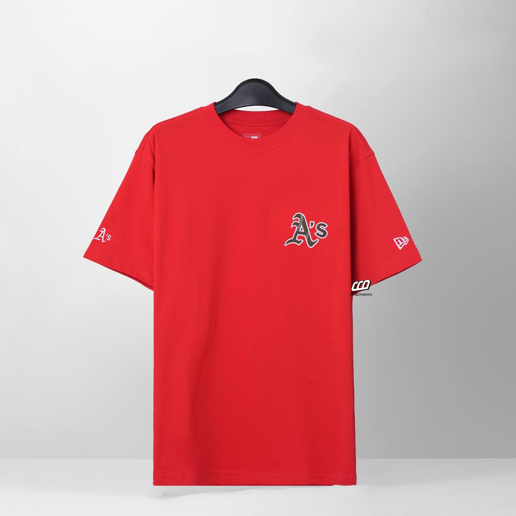 NEW ERA OAKTH T-SHIRT - RED