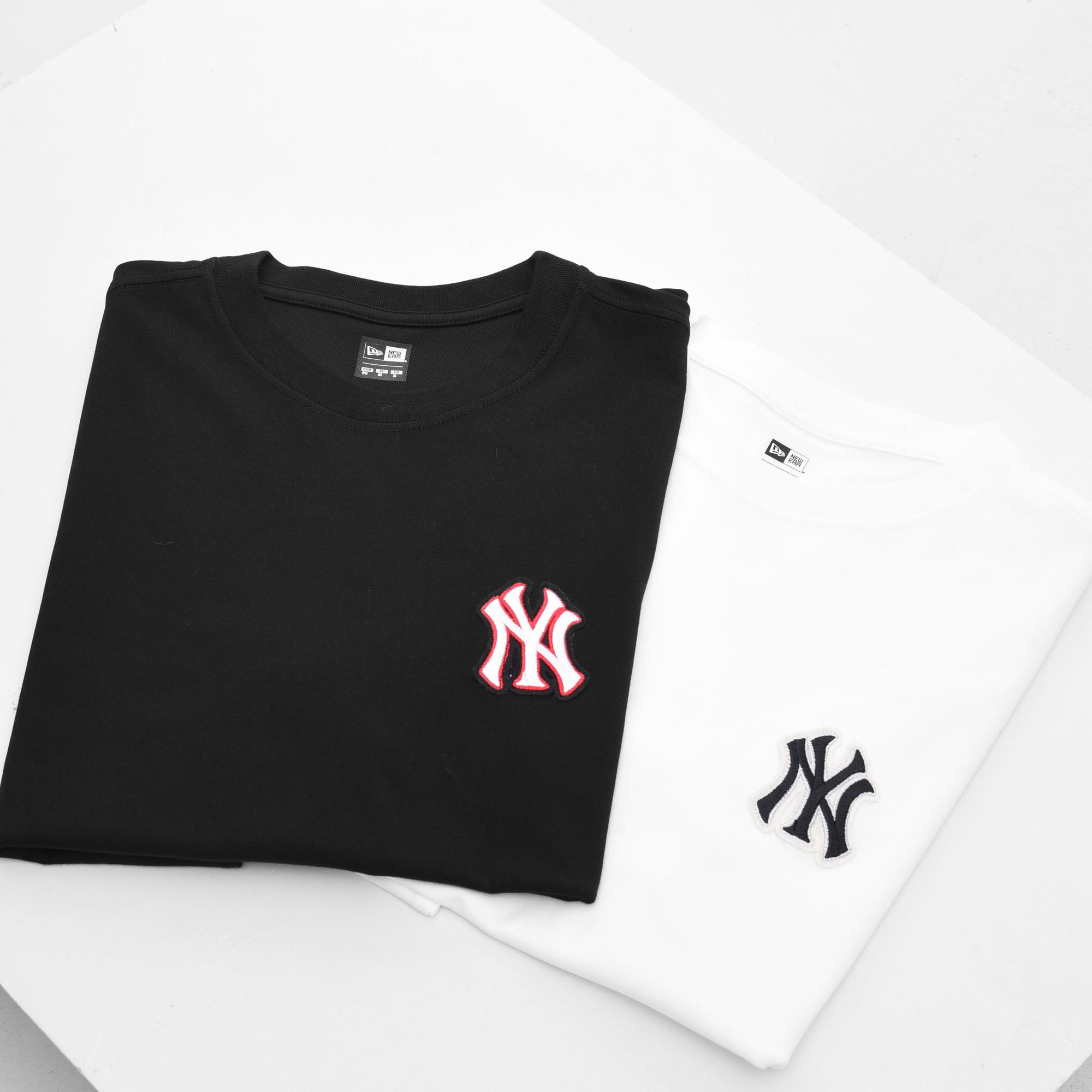 NEW ERA BASIC SS2 2PACKS T-SHIRT - BLACK/WHITE