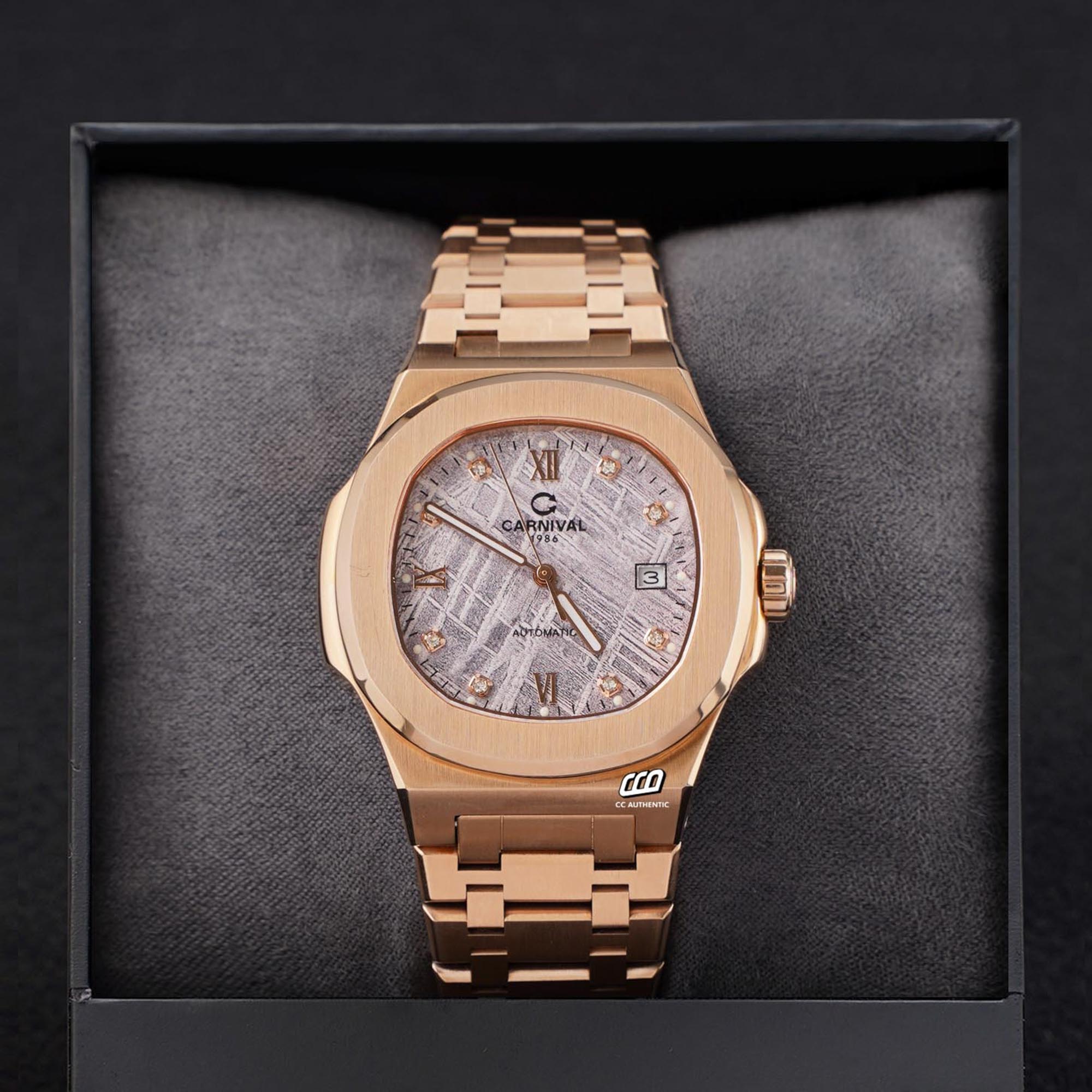 ĐỒNG HỒ NAM CARNIVAL 8160G VH TT AUTOMATIC 41MM