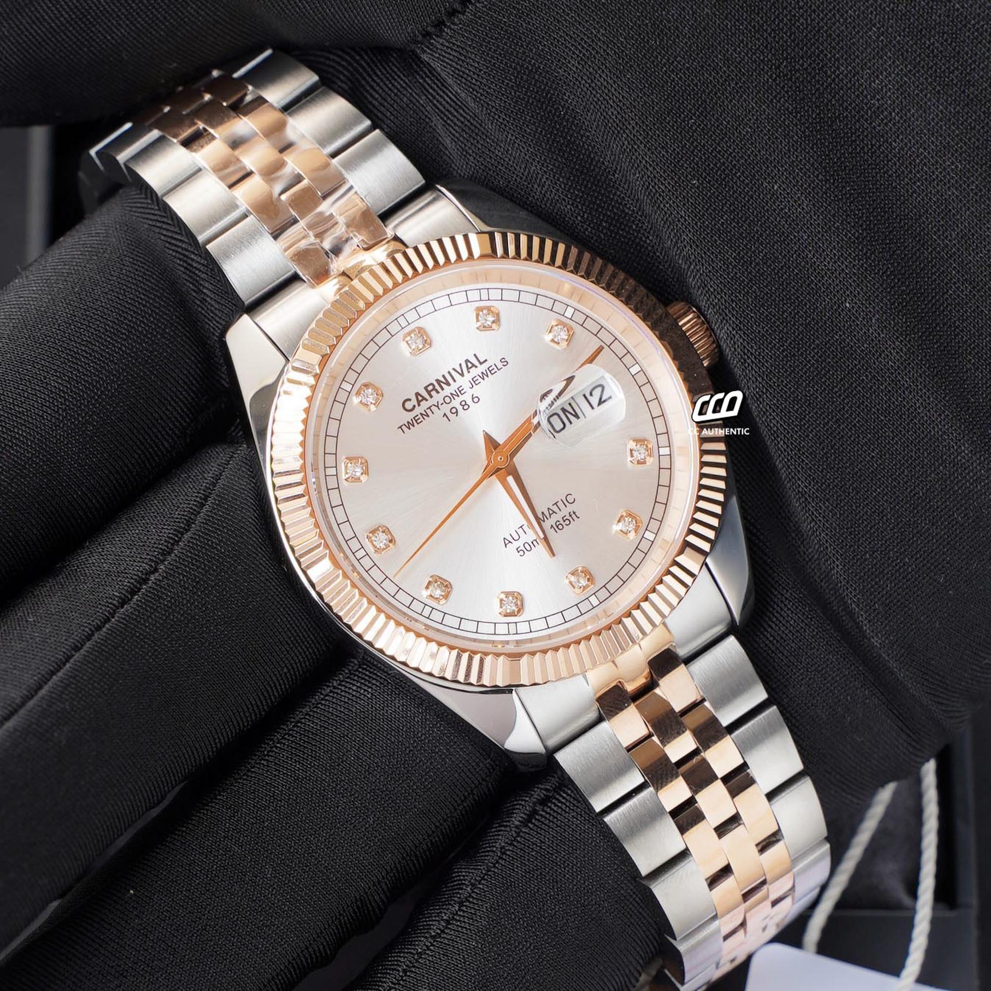 ĐỒNG HỒ NAM CARNIVAL 8131G CH T AUTOMATIC 41MM