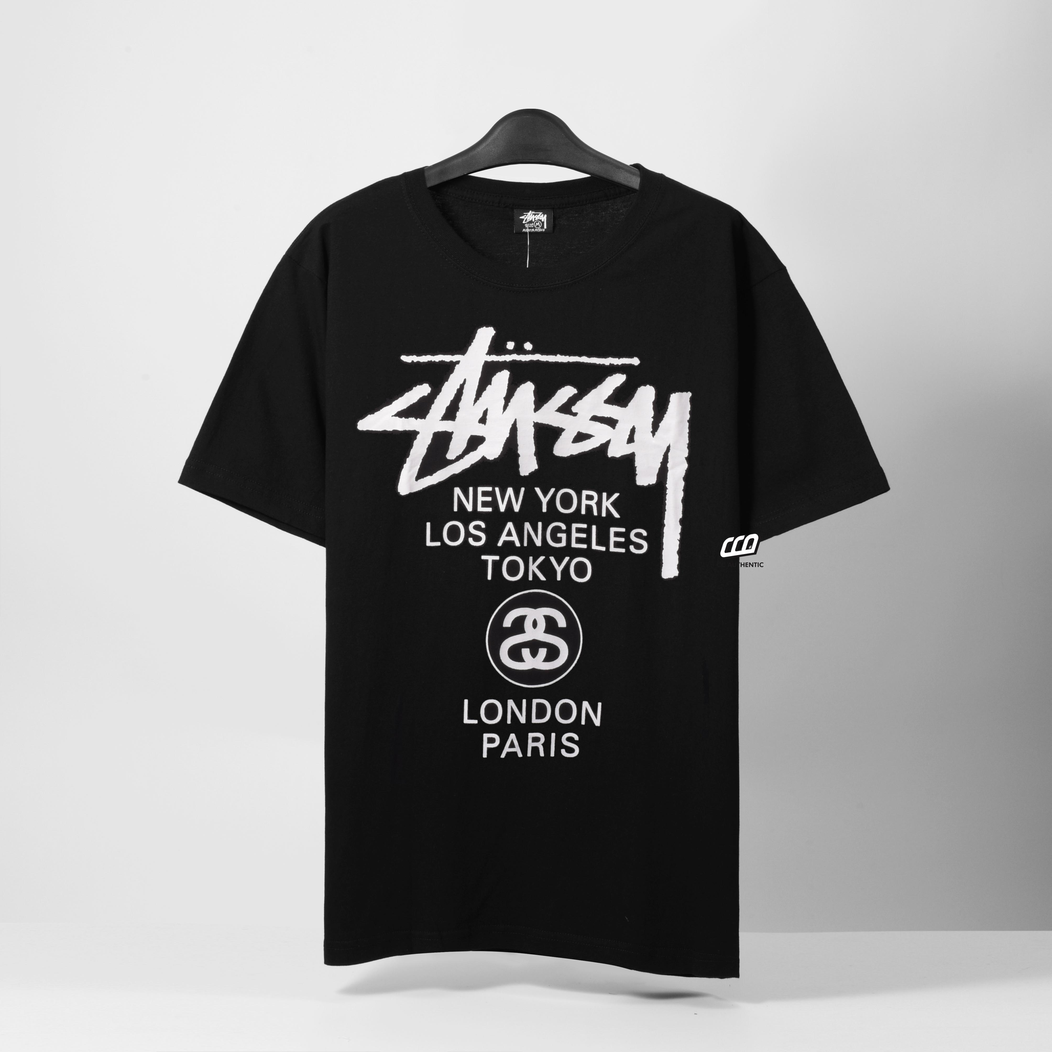 情熱セール Stussy WORLD TOUR SHIRT White M ecousarecycling.com