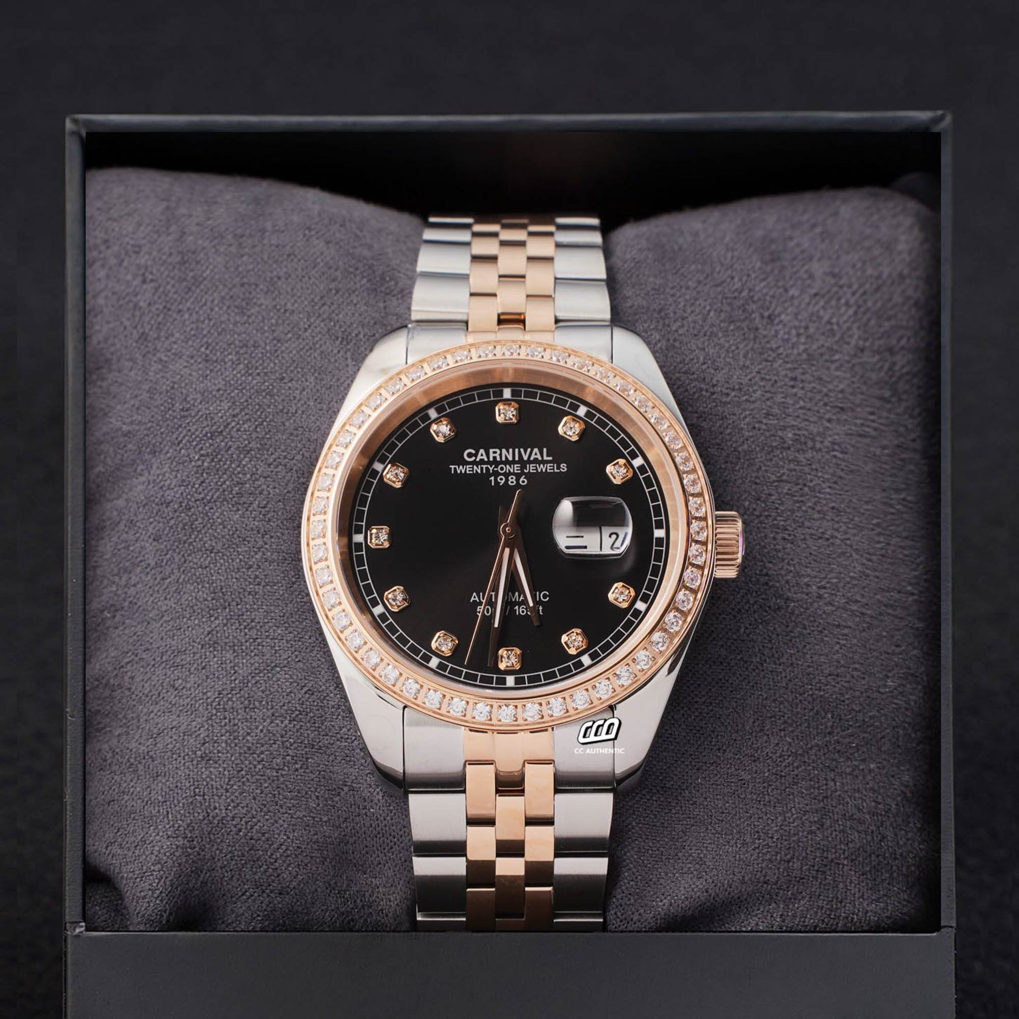ĐỒNG HỒ NAM CARNIVAL 8131G2 CH D AUTOMATIC 41MM