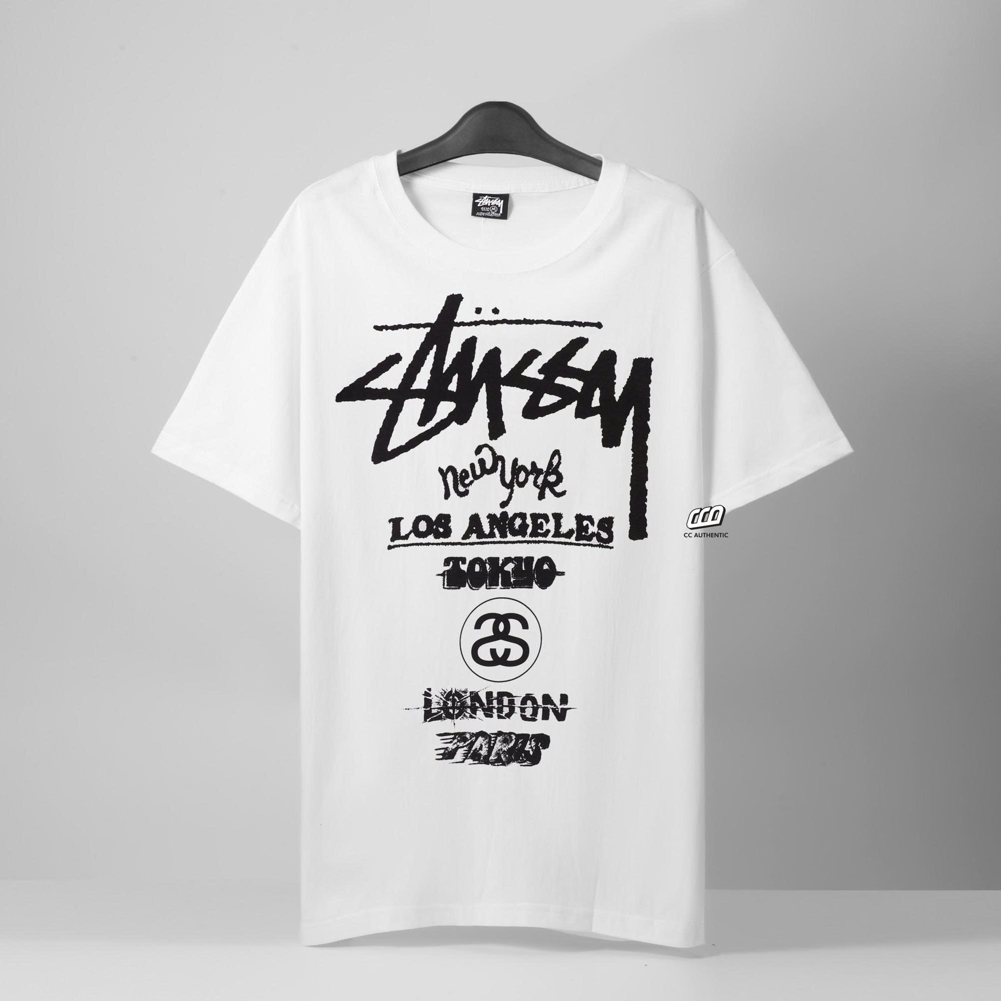 STUSSY TOUR T-SHIRT - WHITE