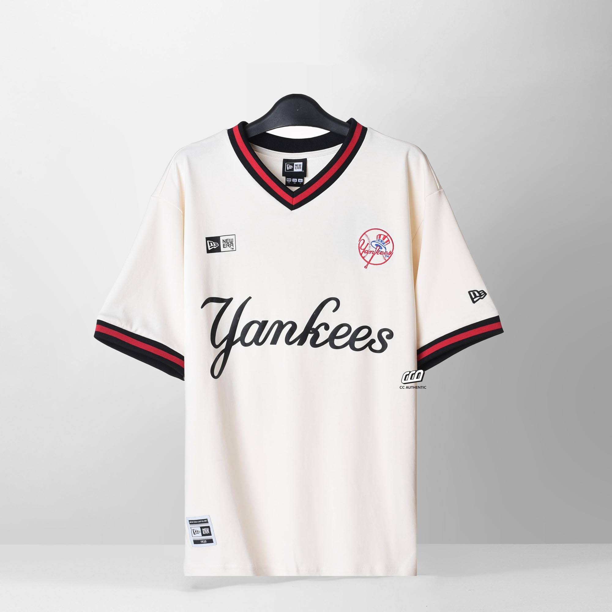 NEW ERA 03 YANKEES OVERSIZE T-SHIRT - IVORY