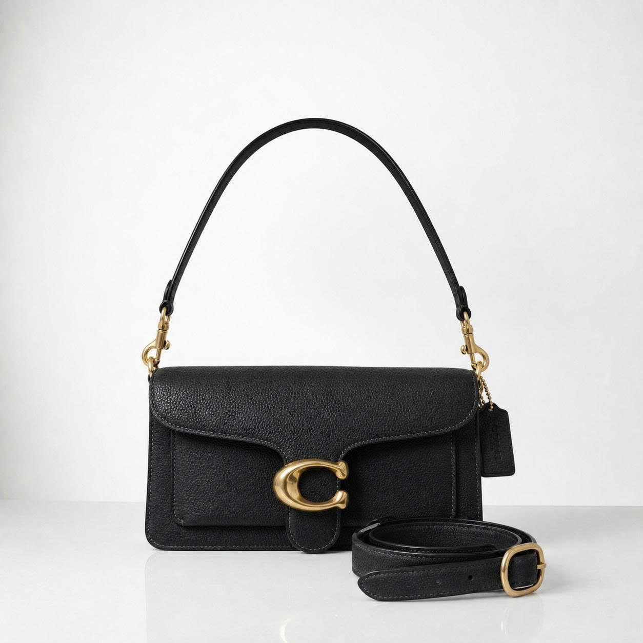 COACH TABBY 26 CLASSIC SHOULDER BAG - black