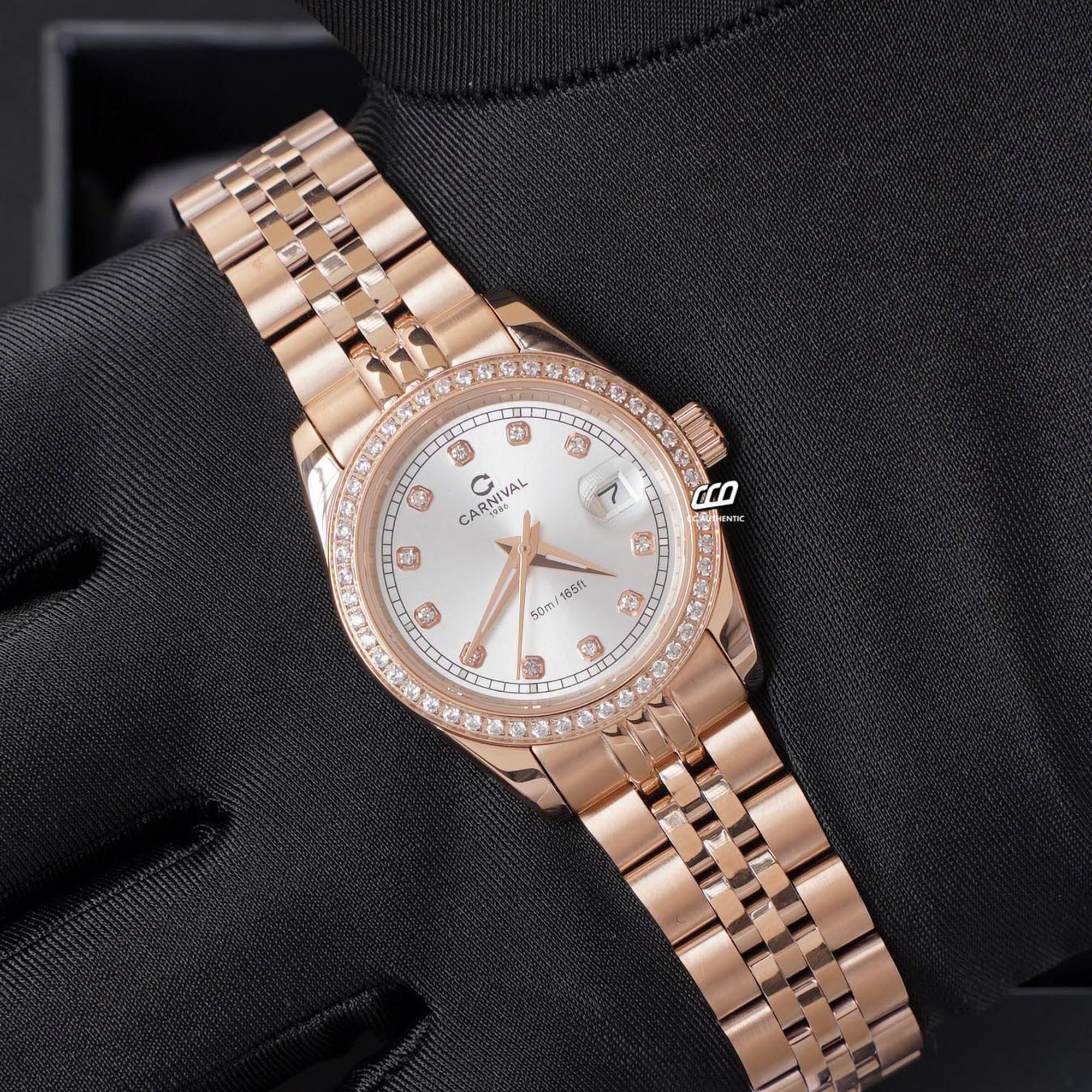 ĐỒNG HỒ NỮ CARNIVAL 8131L2 VH T QUAZT 32MM