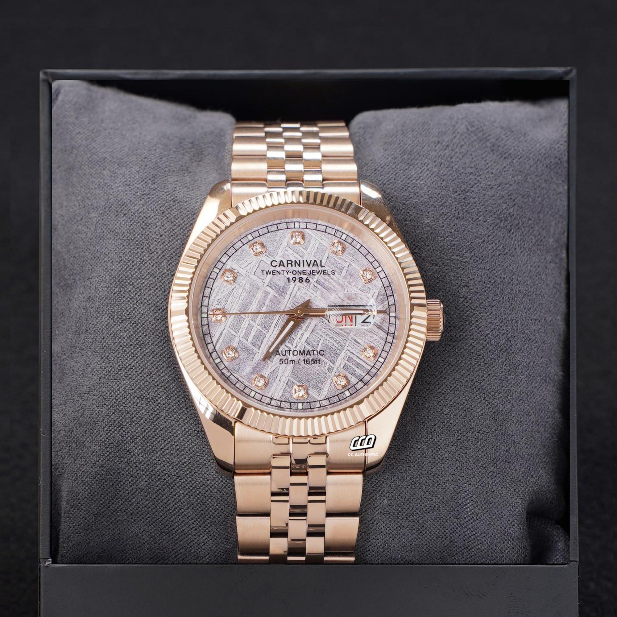 ĐỒNG HỒ NAM CARNIVAL 8131G VH TT AUTOMATIC 41MM