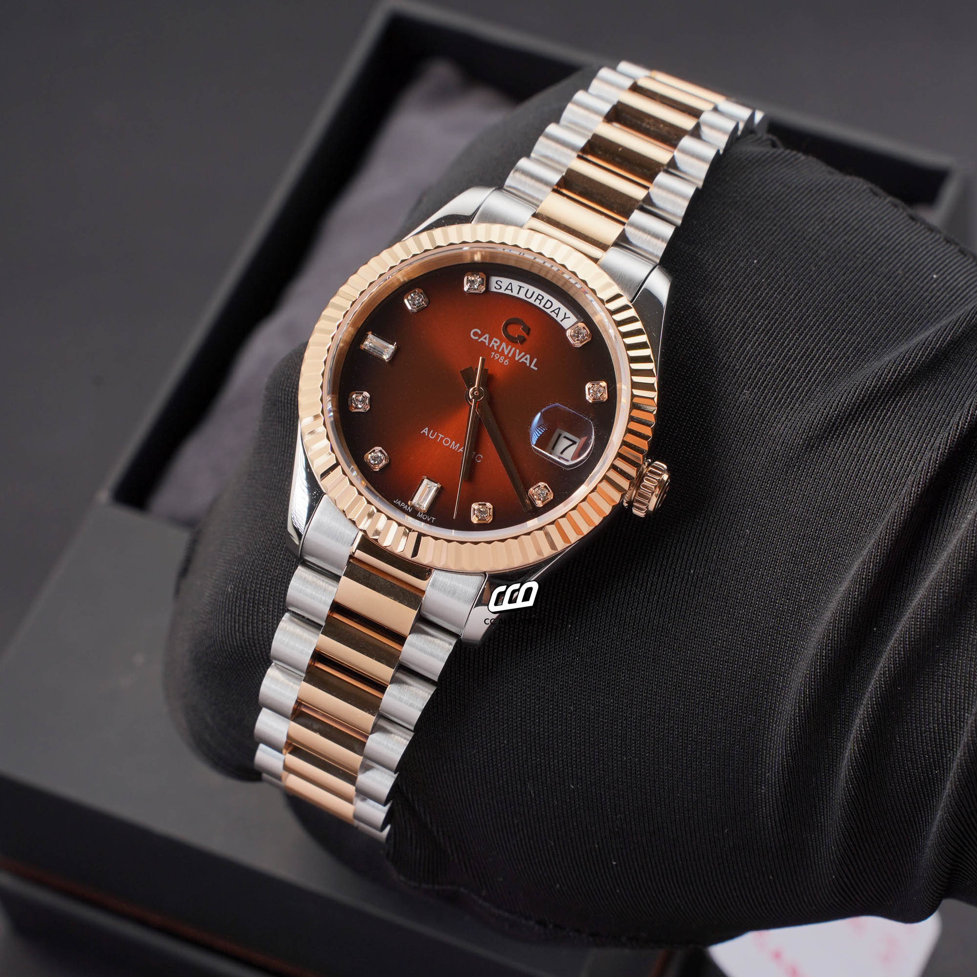 ĐỒNG HỒ NAM CARNIVAL 8239G CH N AUTOMATIC 38MM
