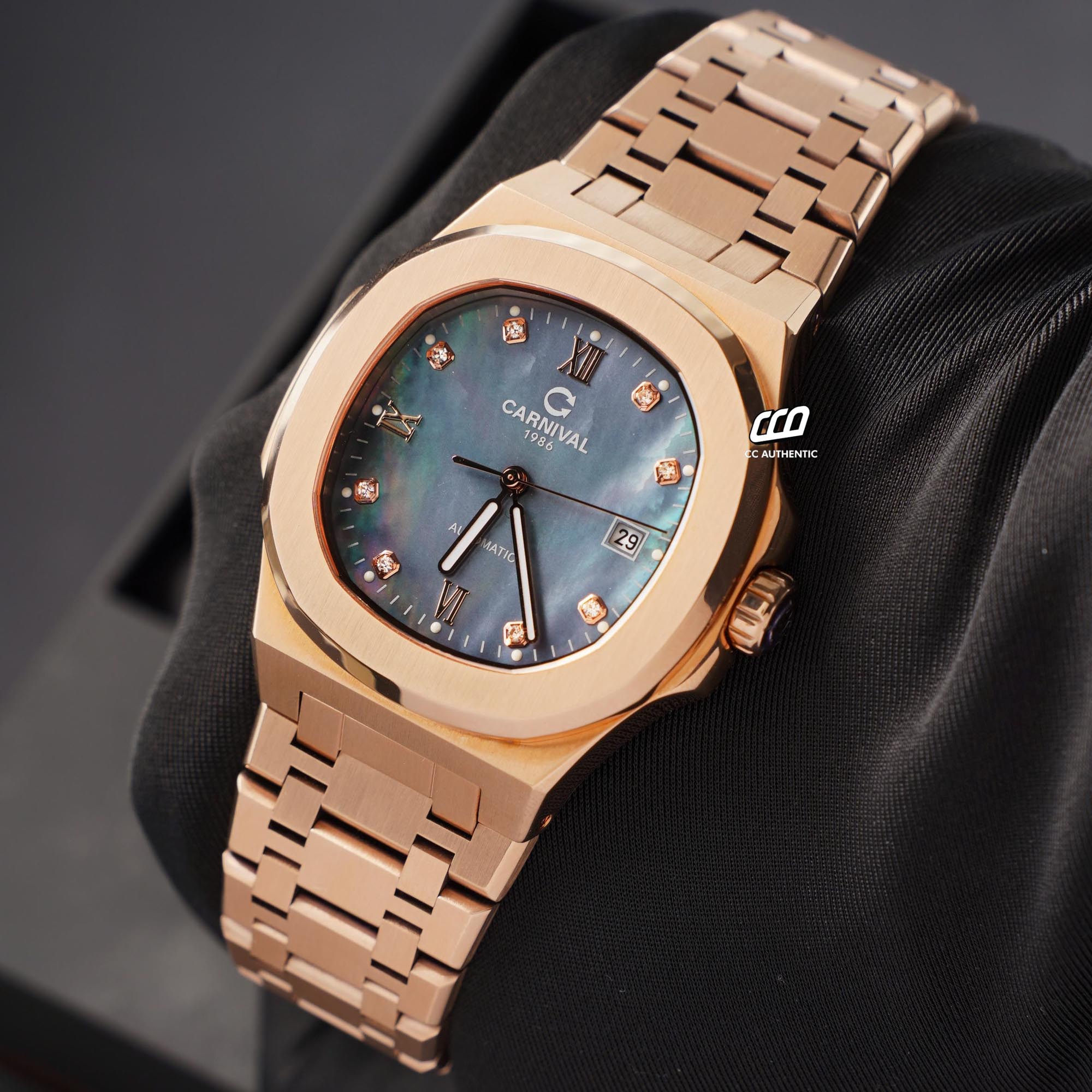 ĐỒNG HỒ NAM CARNIVAL 8160G VH HK AUTOMATIC 41MM