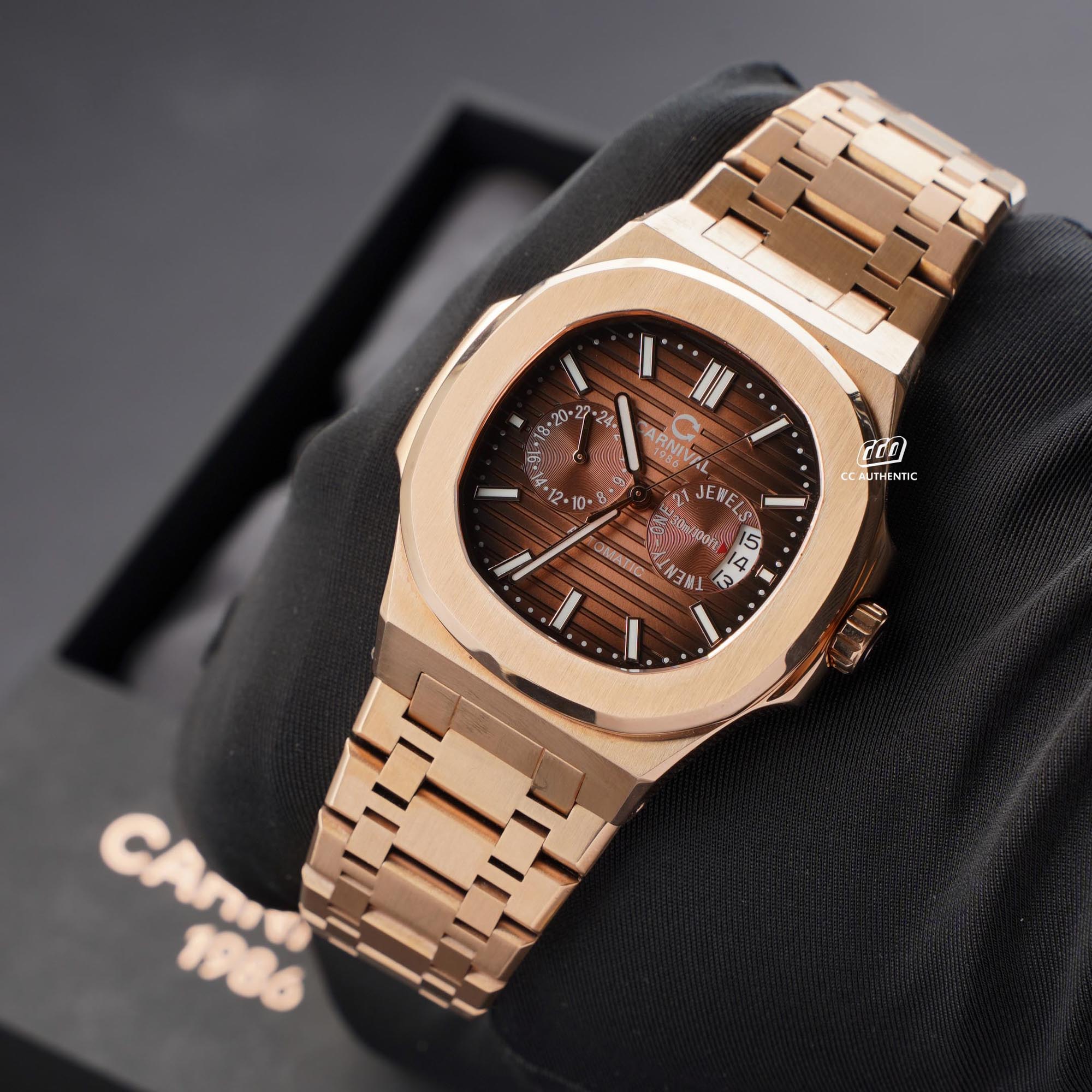 ĐỒNG HỒ NAM CARNIVAL 8158G VH N AUTOMATIC 41MM