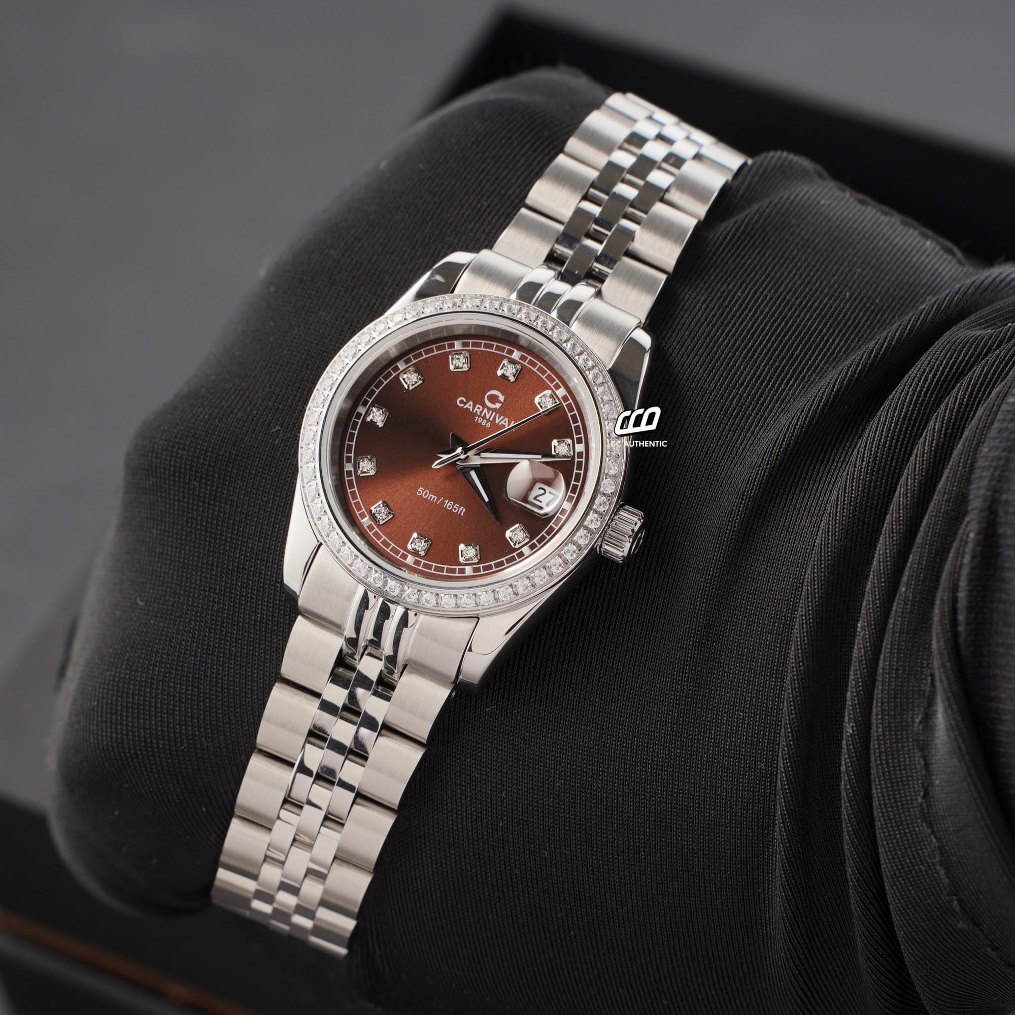 ĐỒNG HỒ NỮ CARNIVAL 8131L2 VT N QUAZT 32MM