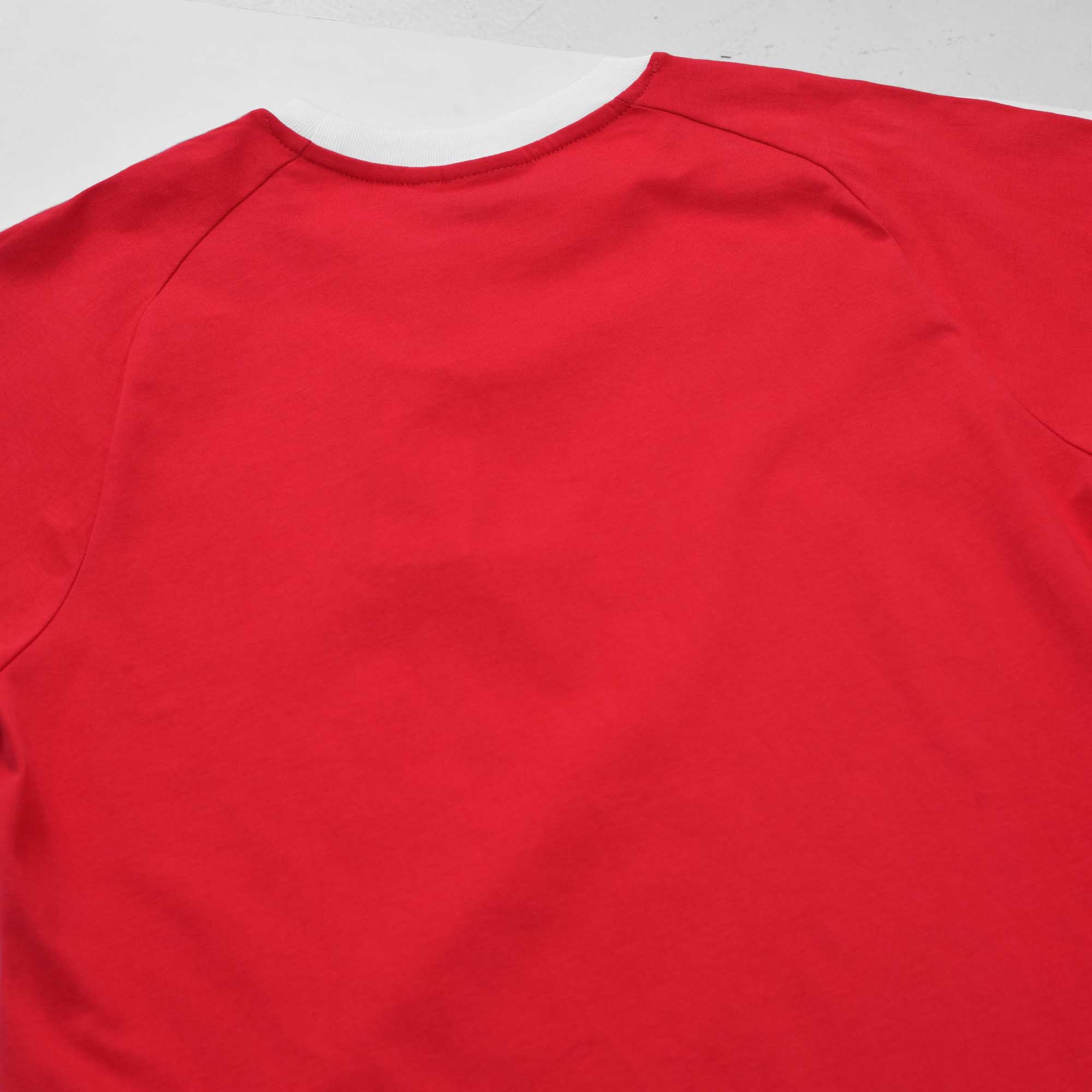 ADIDAS CLASSIC ADICOLOR 3 STRIPES T-SHIRT - RED
